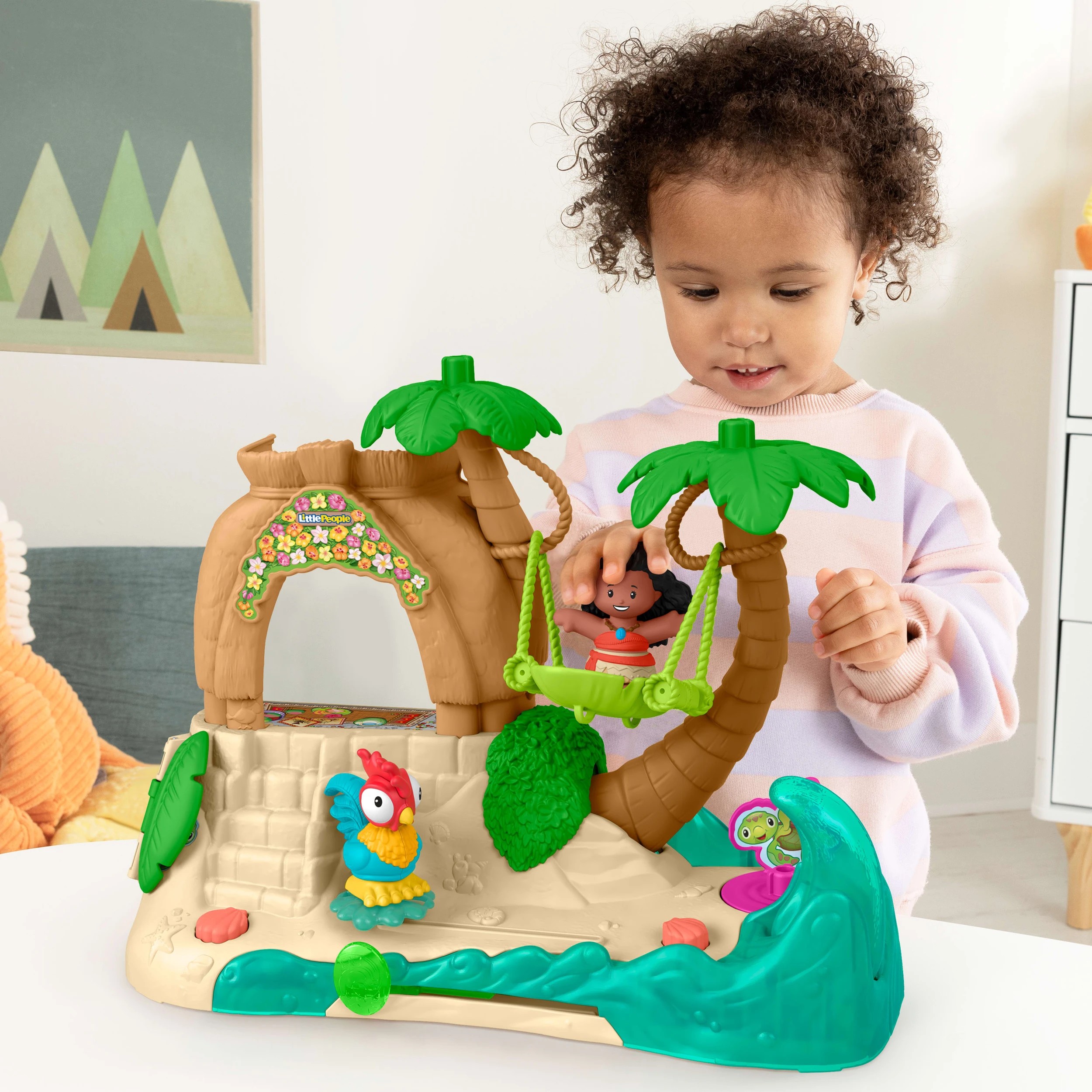 5 Fisher-Price Disney Princess Moana Little People Adventure Village Playset, 5 of 5
