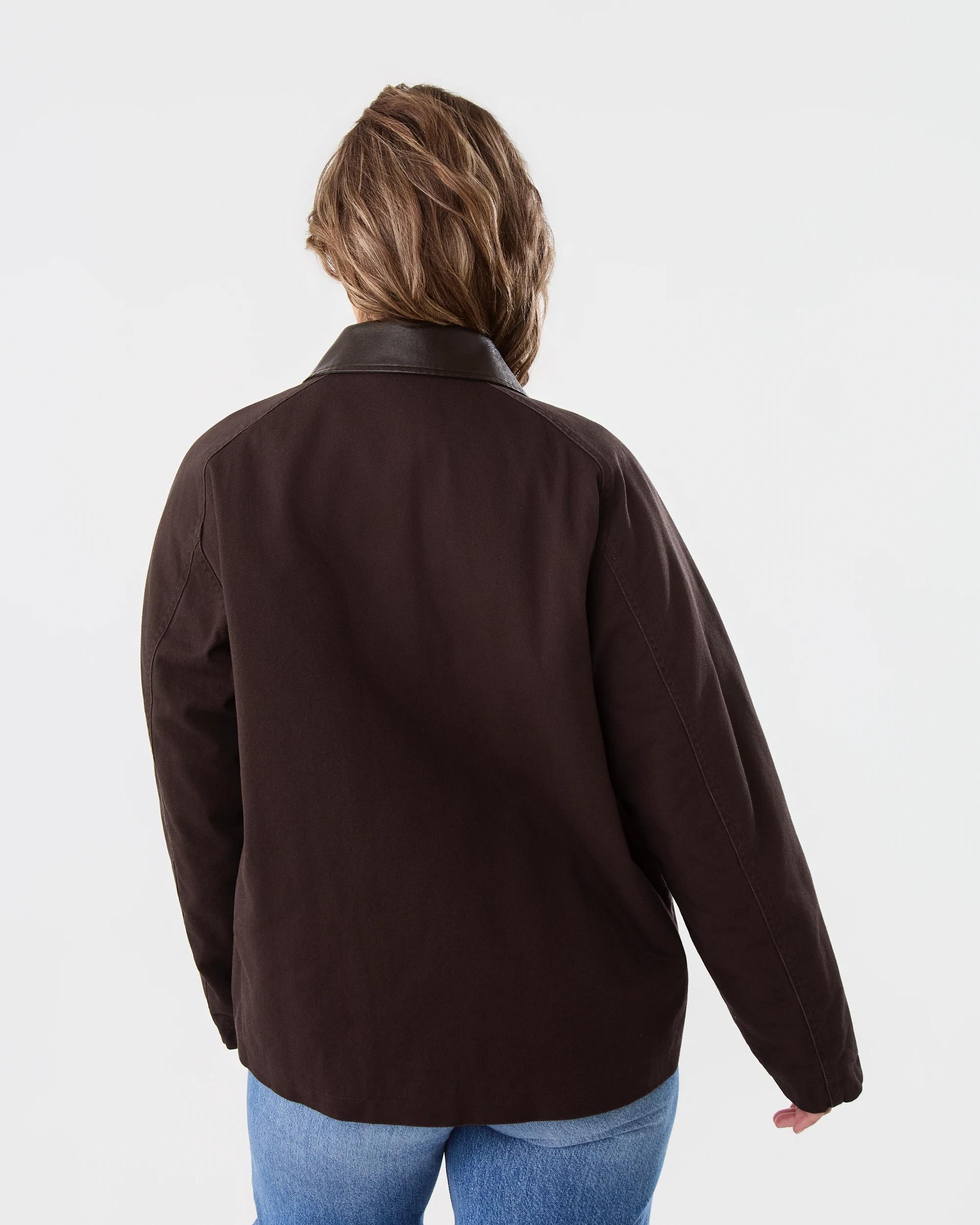 4 Barn Jacket Choc Plum, 4 of 8