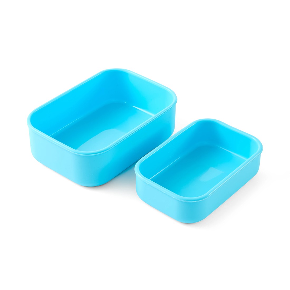 5 2 Pack Blue Silicone Snack Box, 5 of 10