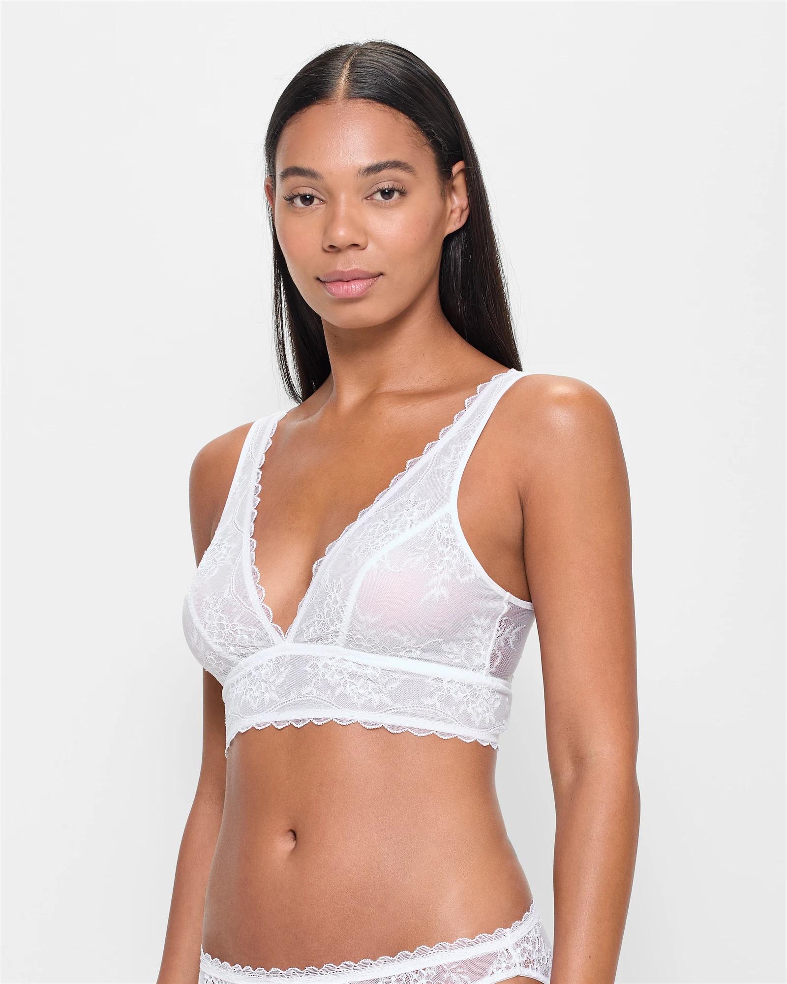 3 Target Lace Bralette WHITE, 3 of 4