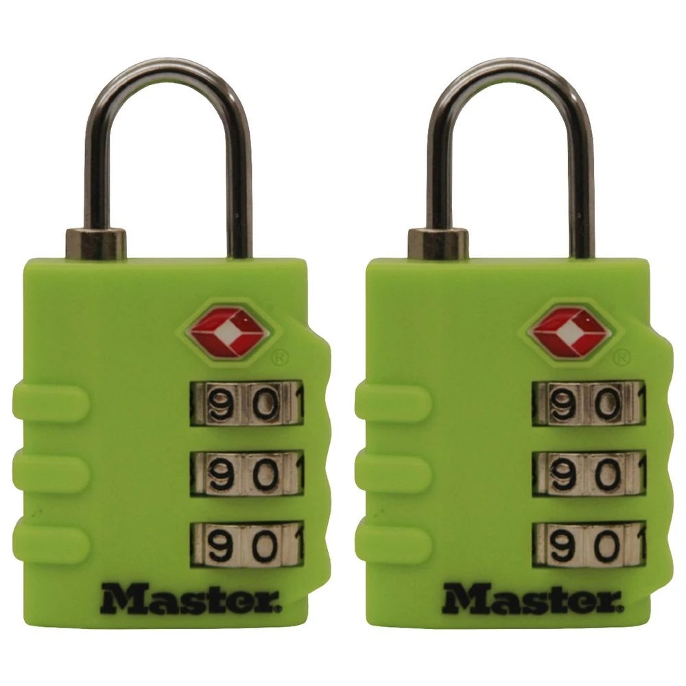 4 Master Lock 30mm TSA Luggage Padlock 2 Pack, 4 of 6
