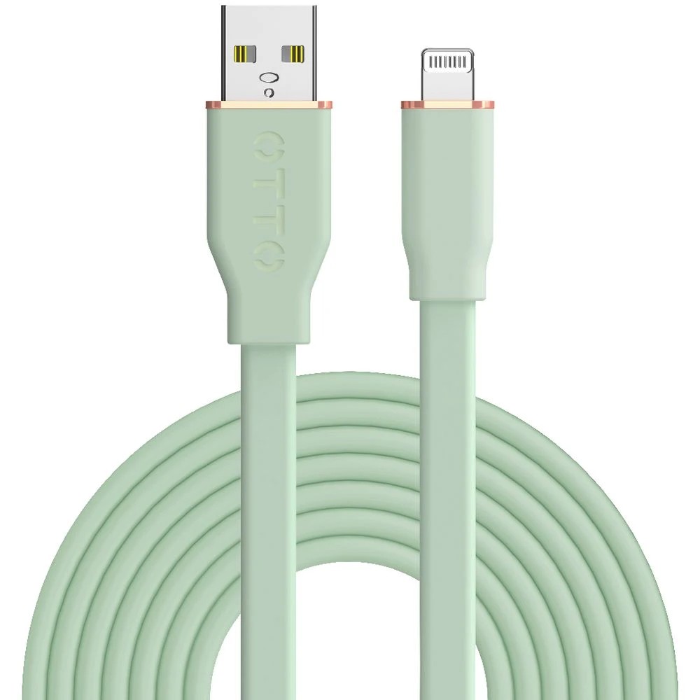 4 Otto 2m USB-A to Lightning Cable Mint, 4 of 7