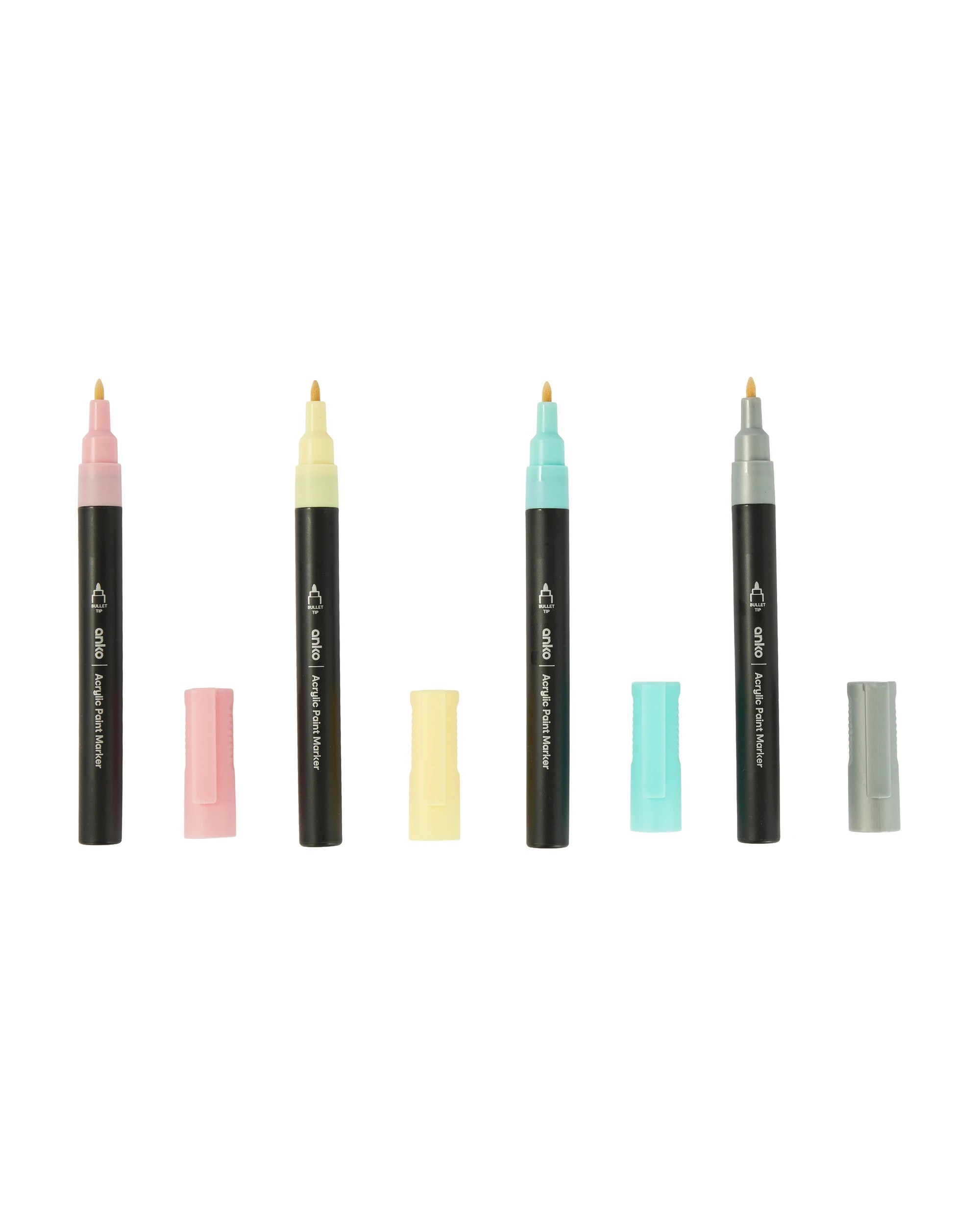 4 8 Pack Acrylic Paint Markers - Orange, 4 of 7