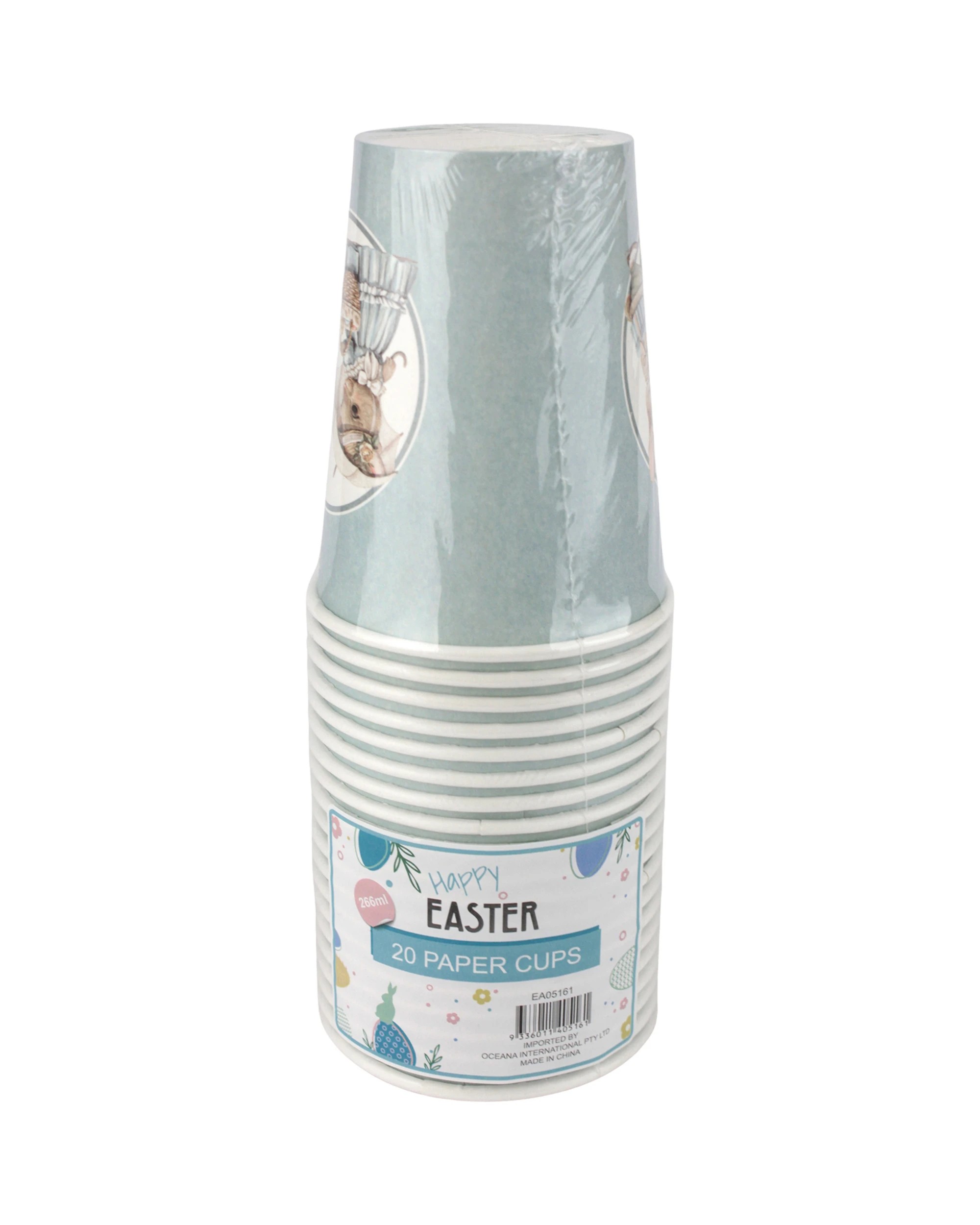 2 Oceana Charming Old World Rabbit Paper Cups Pack of 20, 2 of 2