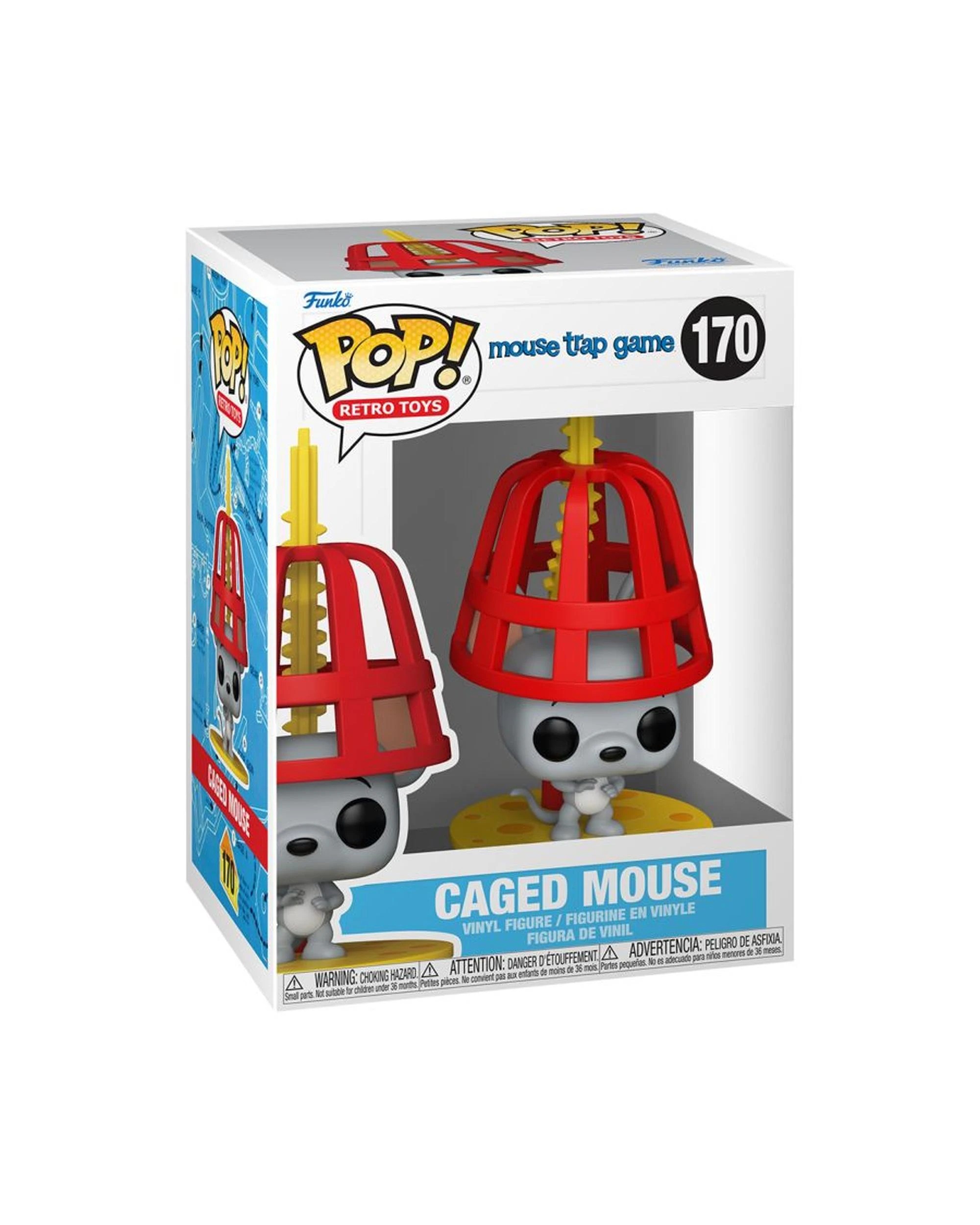 3 Mouse Trap Game Caged Mouse Funko POP! Vinyl, 3 of 3