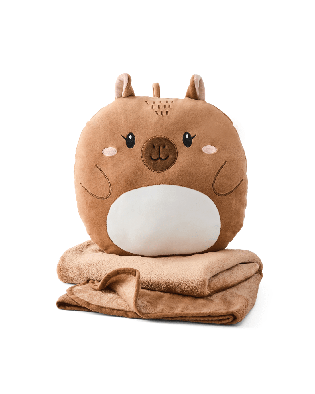 2 2-in-1 Capybara Travel Blanket and Pillow, 2 of 6
