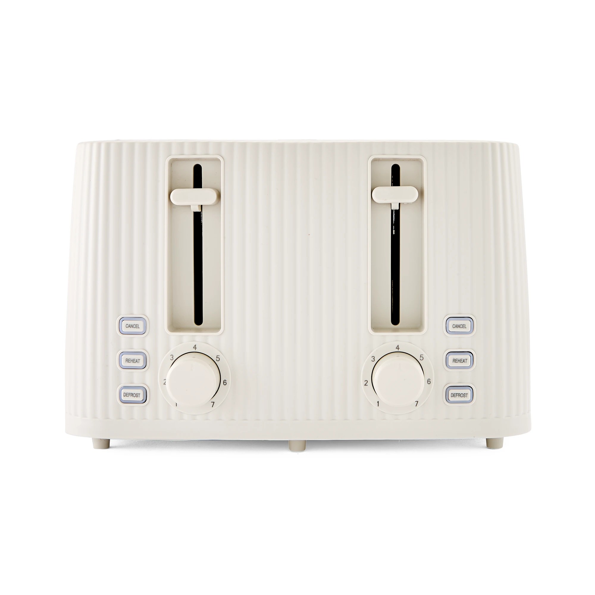 5 4 Slice Toaster Linear - Off White, 5 of 9