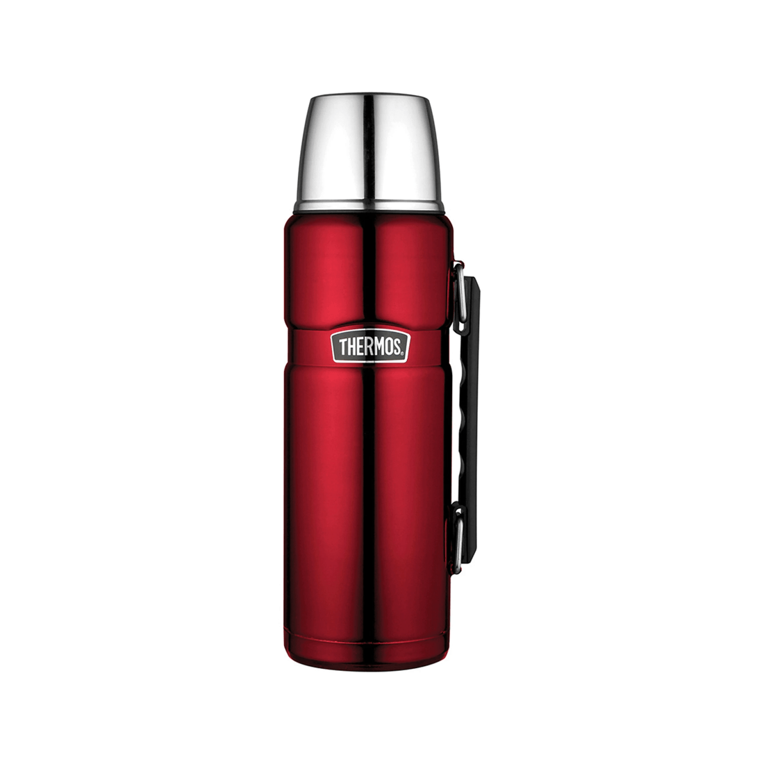 1 Thermos Stainless Steel King Vacuum Insulated Flask Drink Bottle Red 1.2l
 - Red, 1 of 3