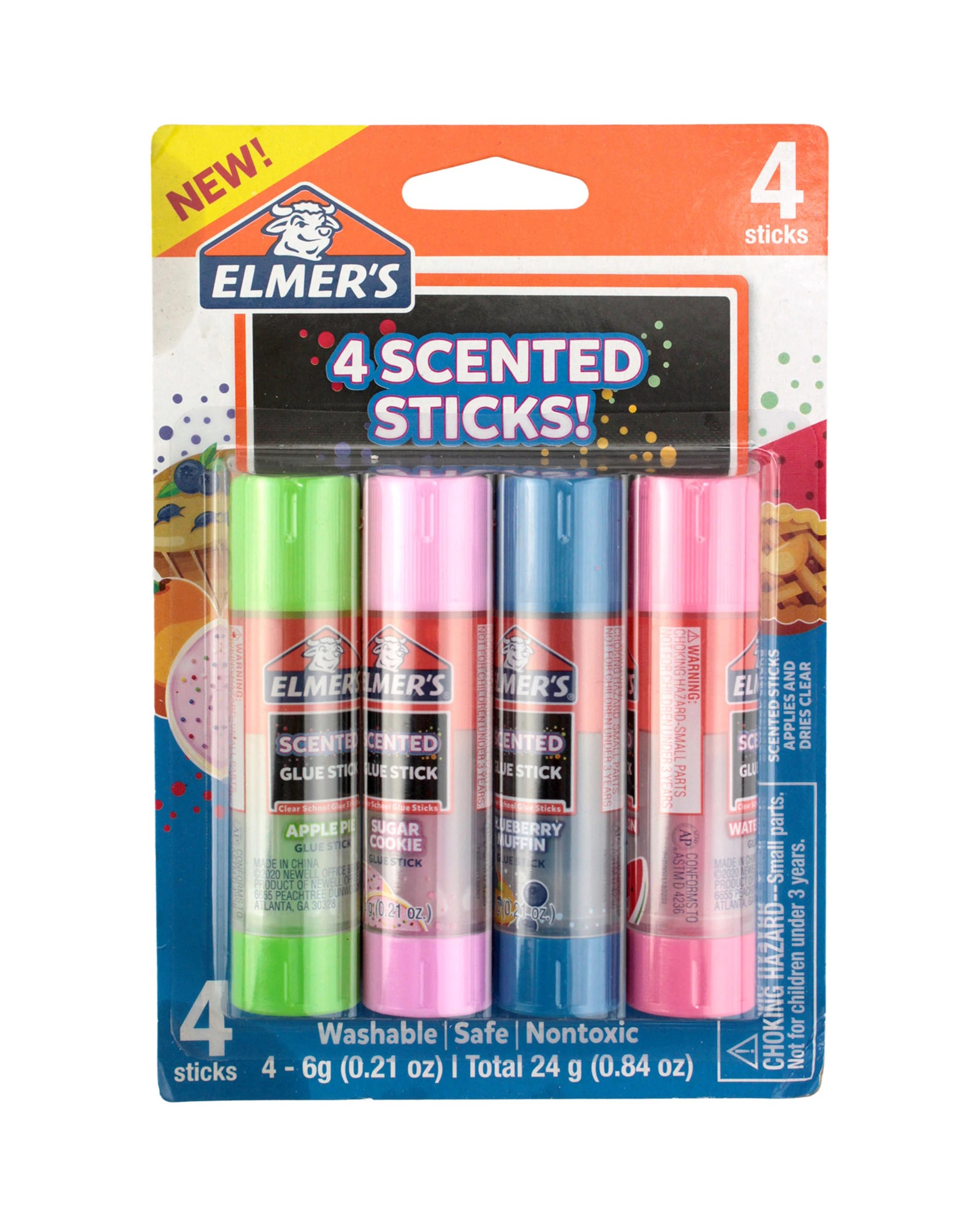 1 JTC Elmer's Scented Glue Sticks Pack of 4Multi - Multi, 1 of 2