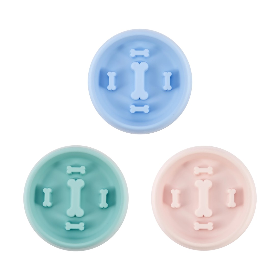 3 Pet Slow Feed Bowl - Assorted, 3 of 10