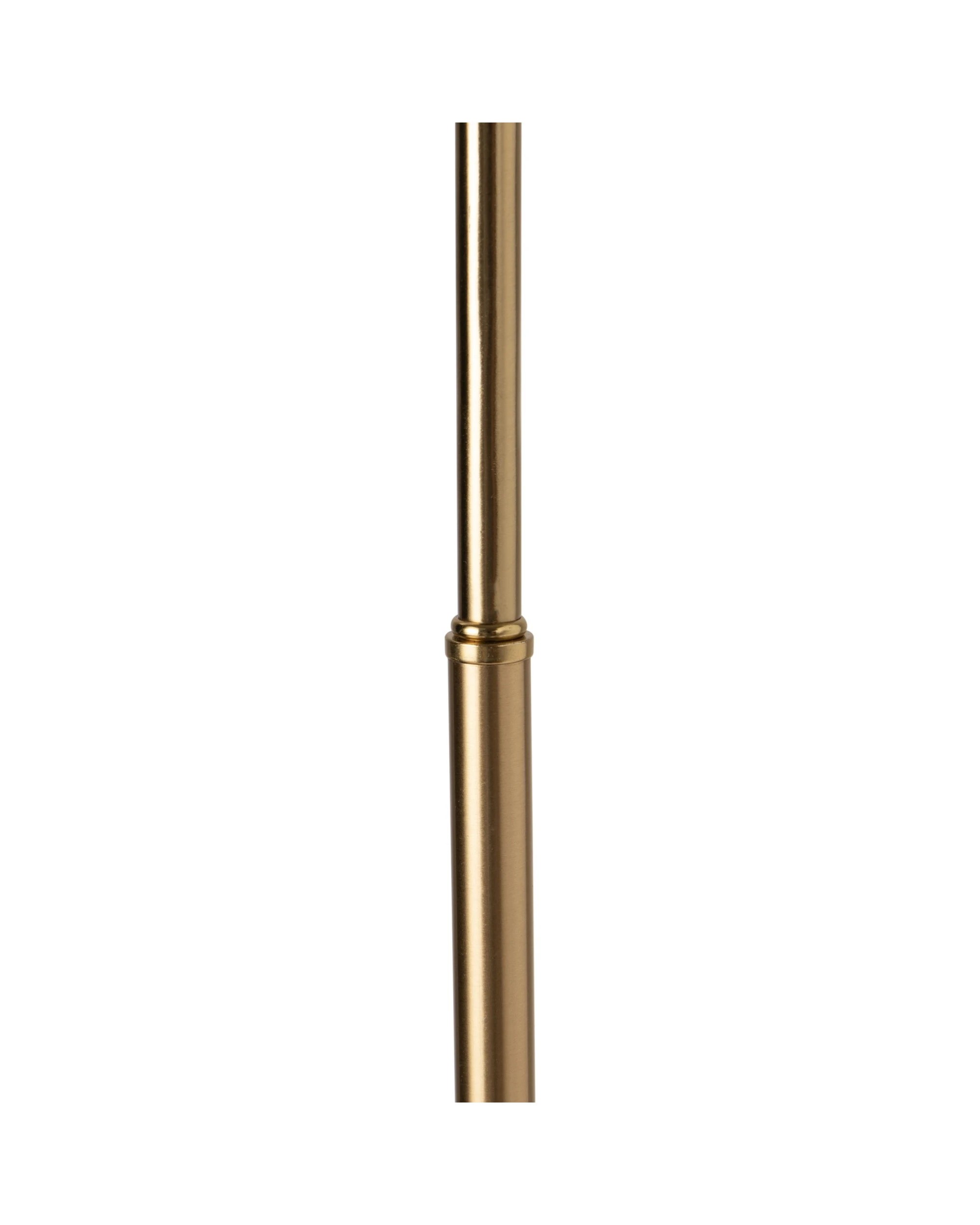 8 Sherwood Kara Industrial Style Metal Floor Lamp - Gold, 8 of 10