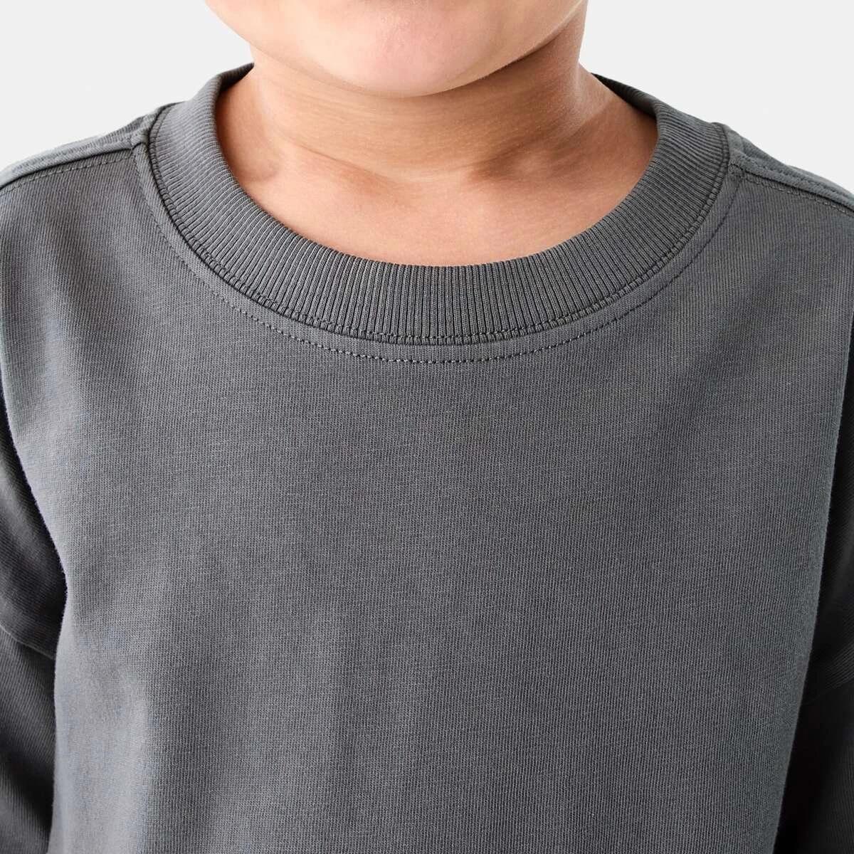 4 Oversized Washed T-shirt WASHED GRAY, 4 of 7