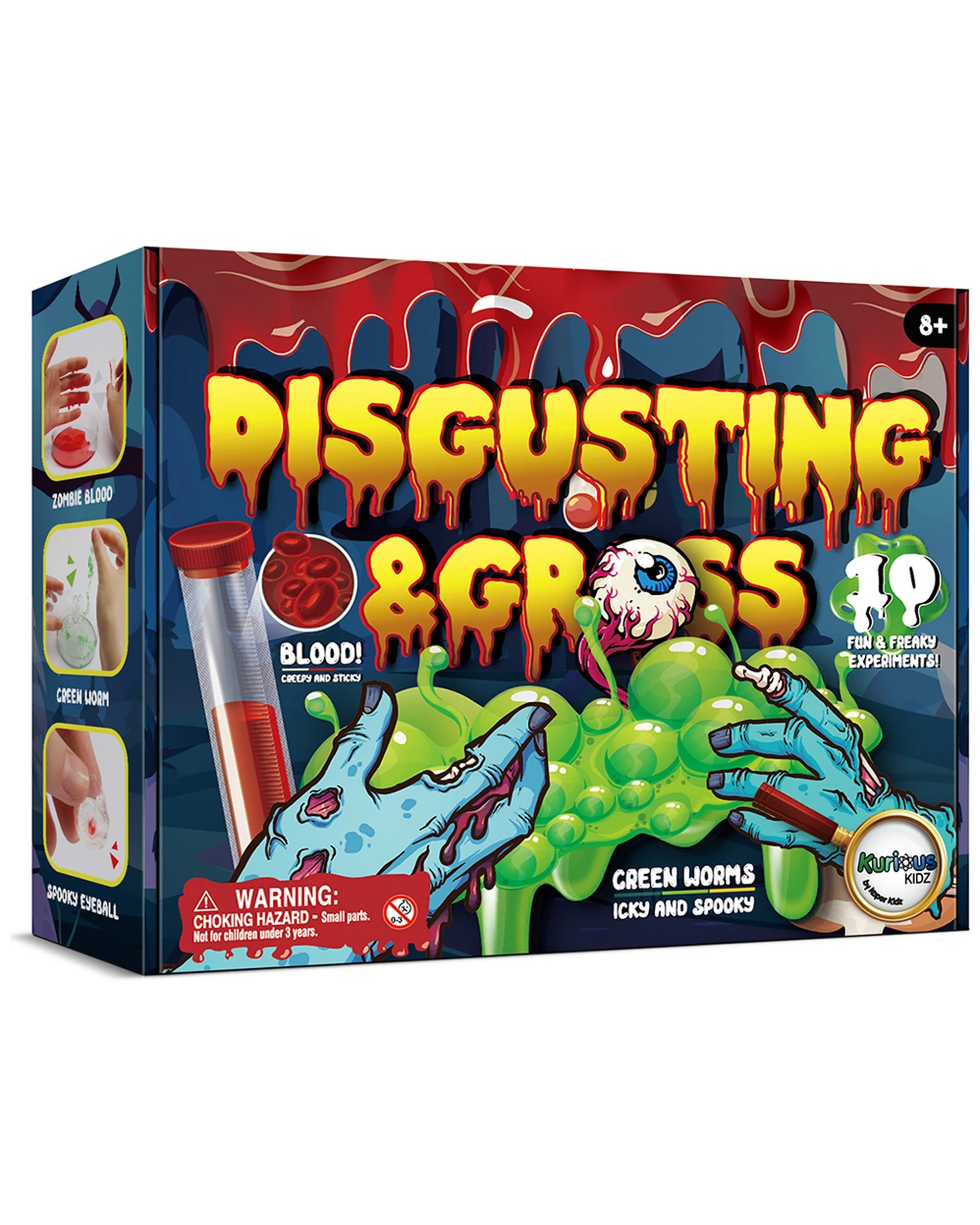 2 Kaper Kidz Disgusting And Gross Science Kit 8y Plus Educational Science Toy Kit For Kids - Multi, 2 of 9