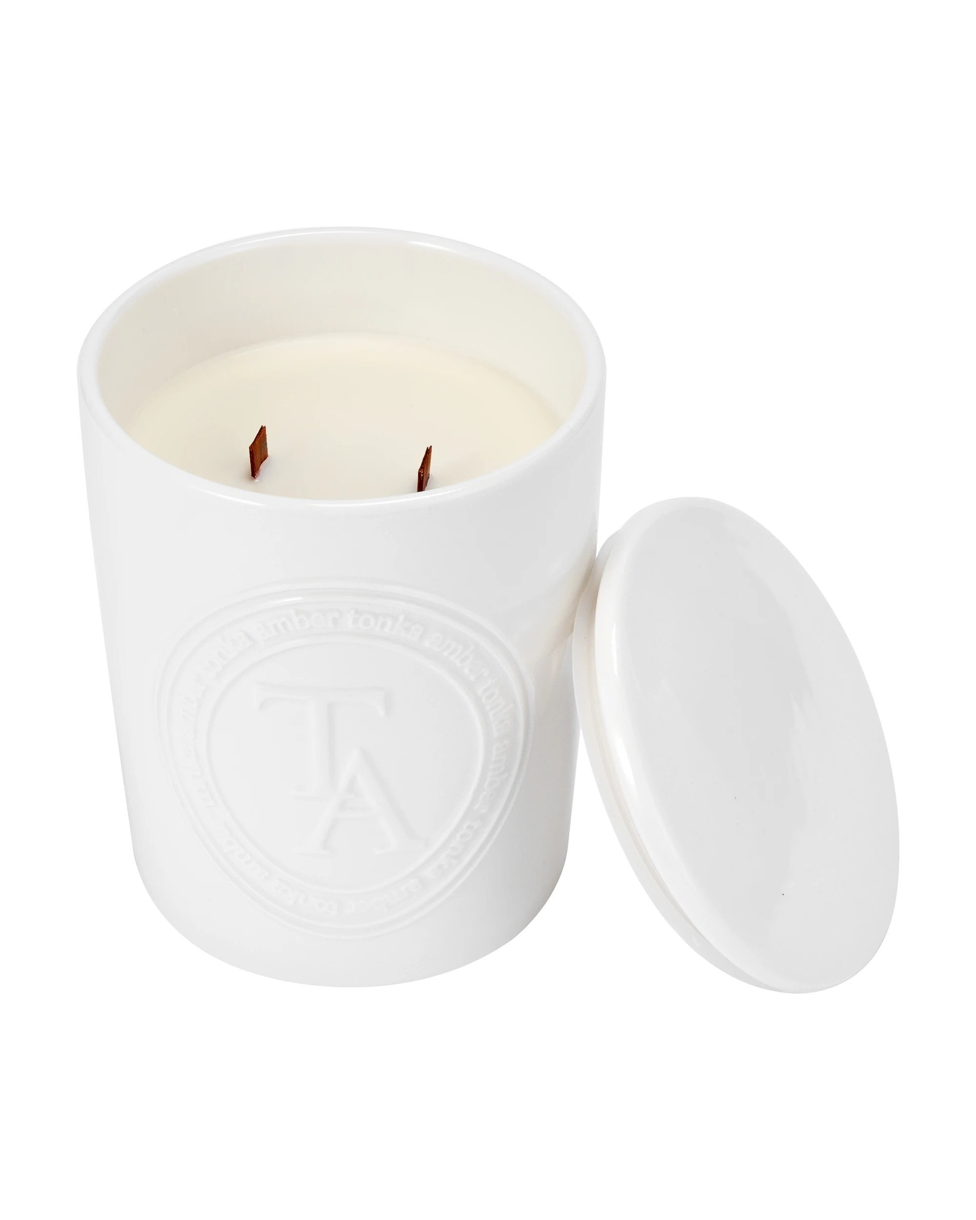 4 XL Amber Tonka Soy Wax Ceramic Candle, 4 of 6