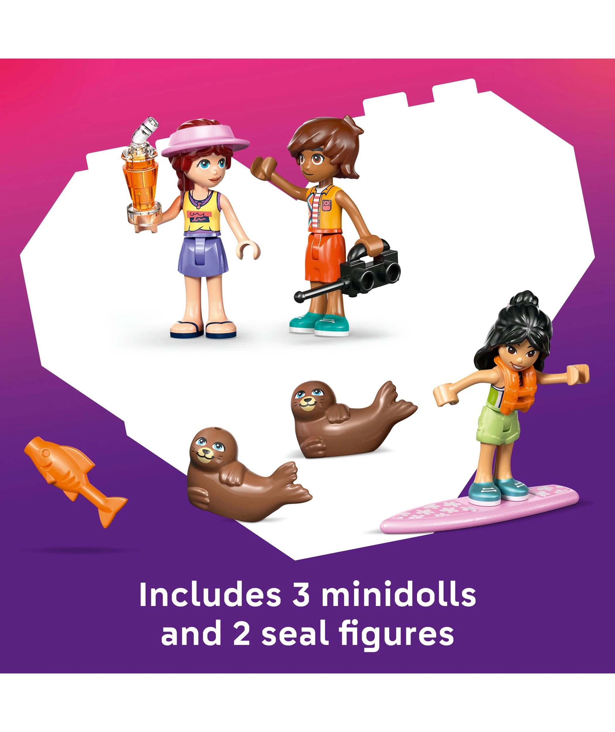 6 LEGO Friends Beach House with Seals 42699, 6 of 10