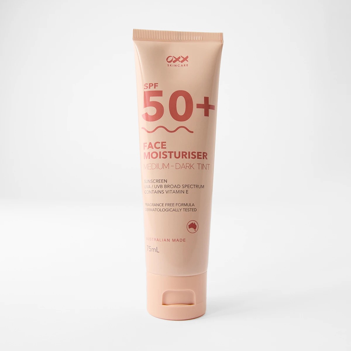 1 OXX Skincare SPF 50+ Face Moisturiser and Sunscreen 75ml - Vitamin E, 1 of 2