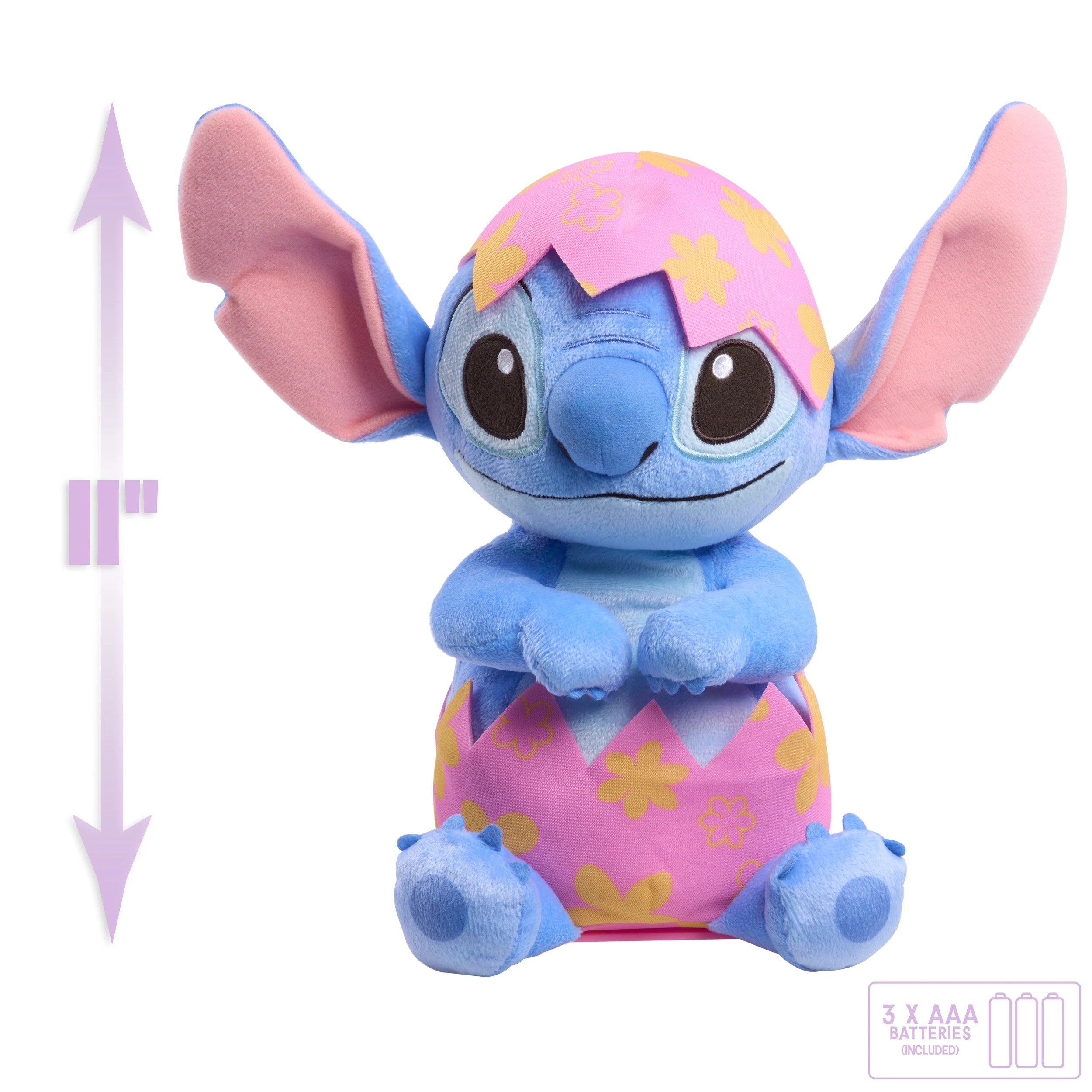 4 Disney 10 inch Stitch Easter Pop - Up Feature Plush - Multi, 4 of 5