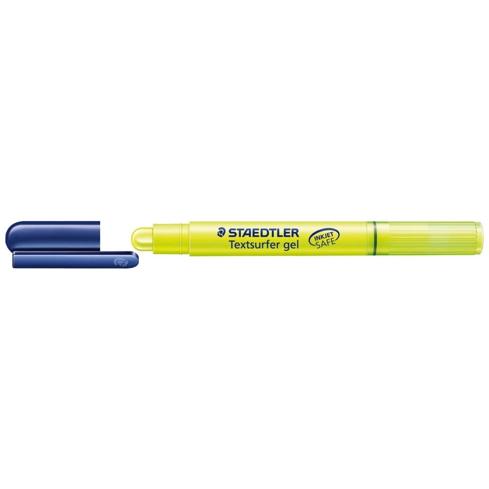 1 Staedtler Textsurfer Gel Highlighter Yellow, 1 of 3