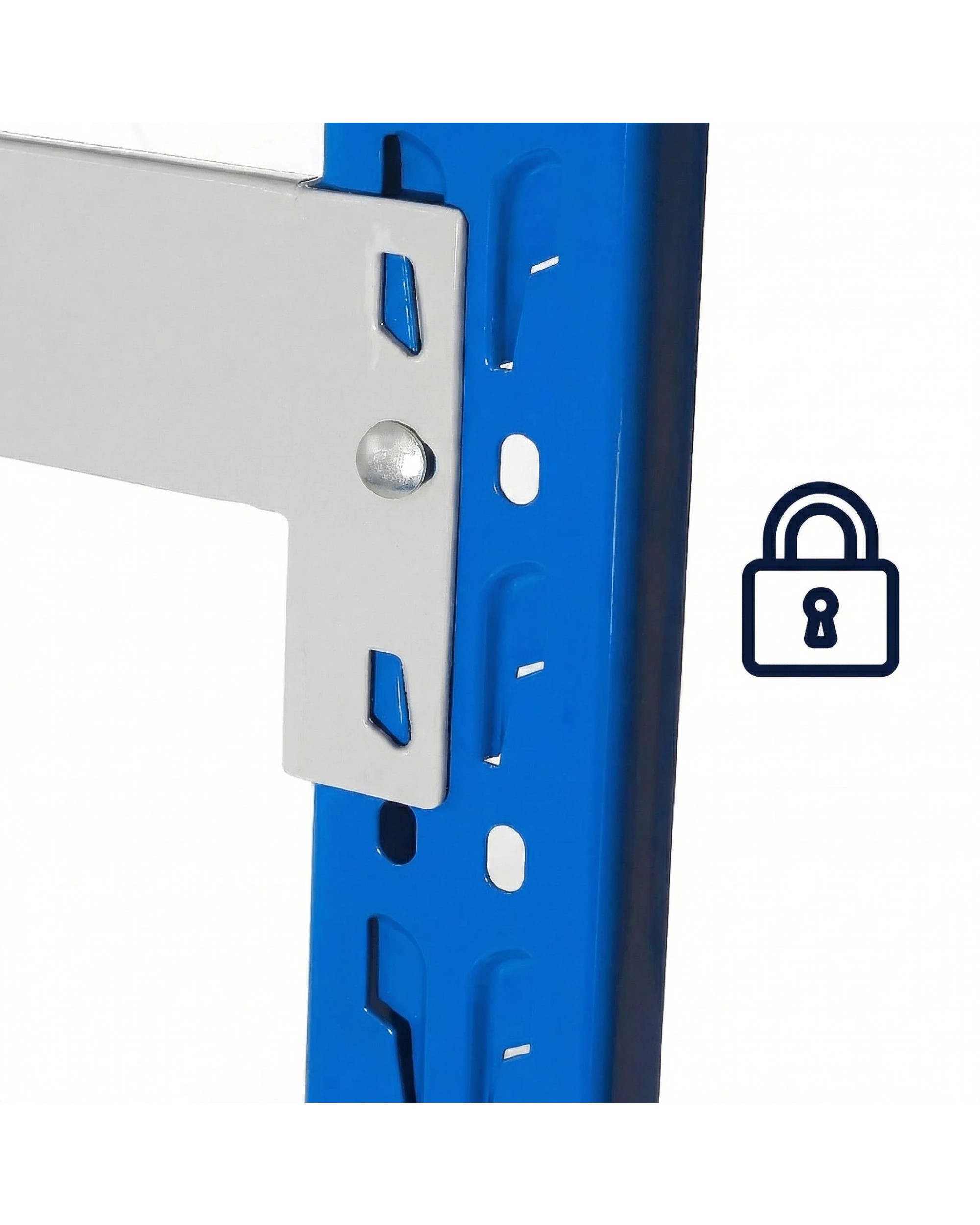 7 Centurion Standard 4 Bay 8M Wide Heavy Duty Shelving 400 kg, 7 of 7