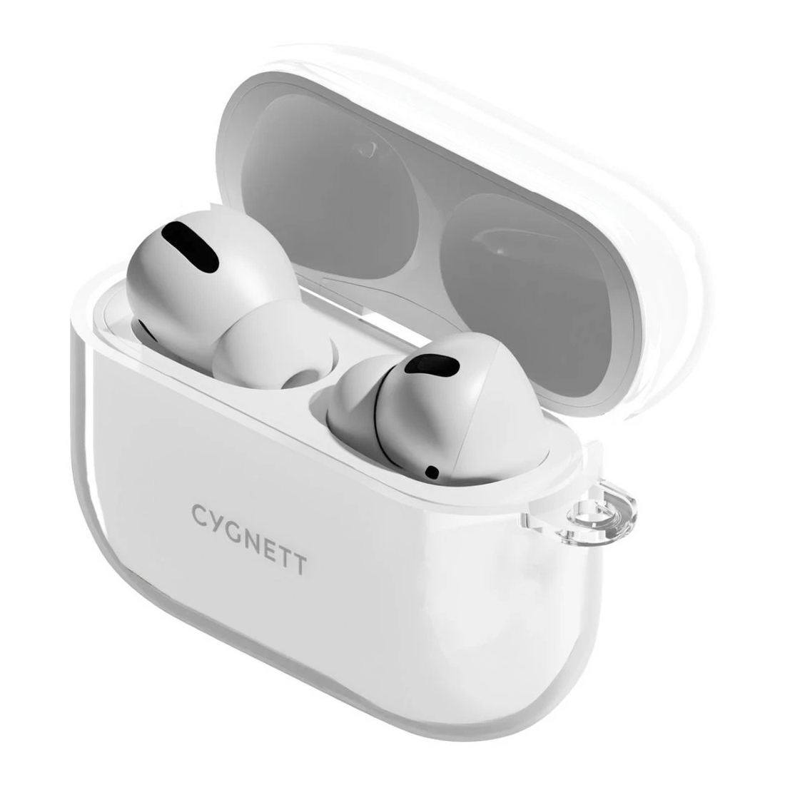 1 Cygnett AeroShield Protective Case AirPods Pro 1/2 Clear, 1 of 3