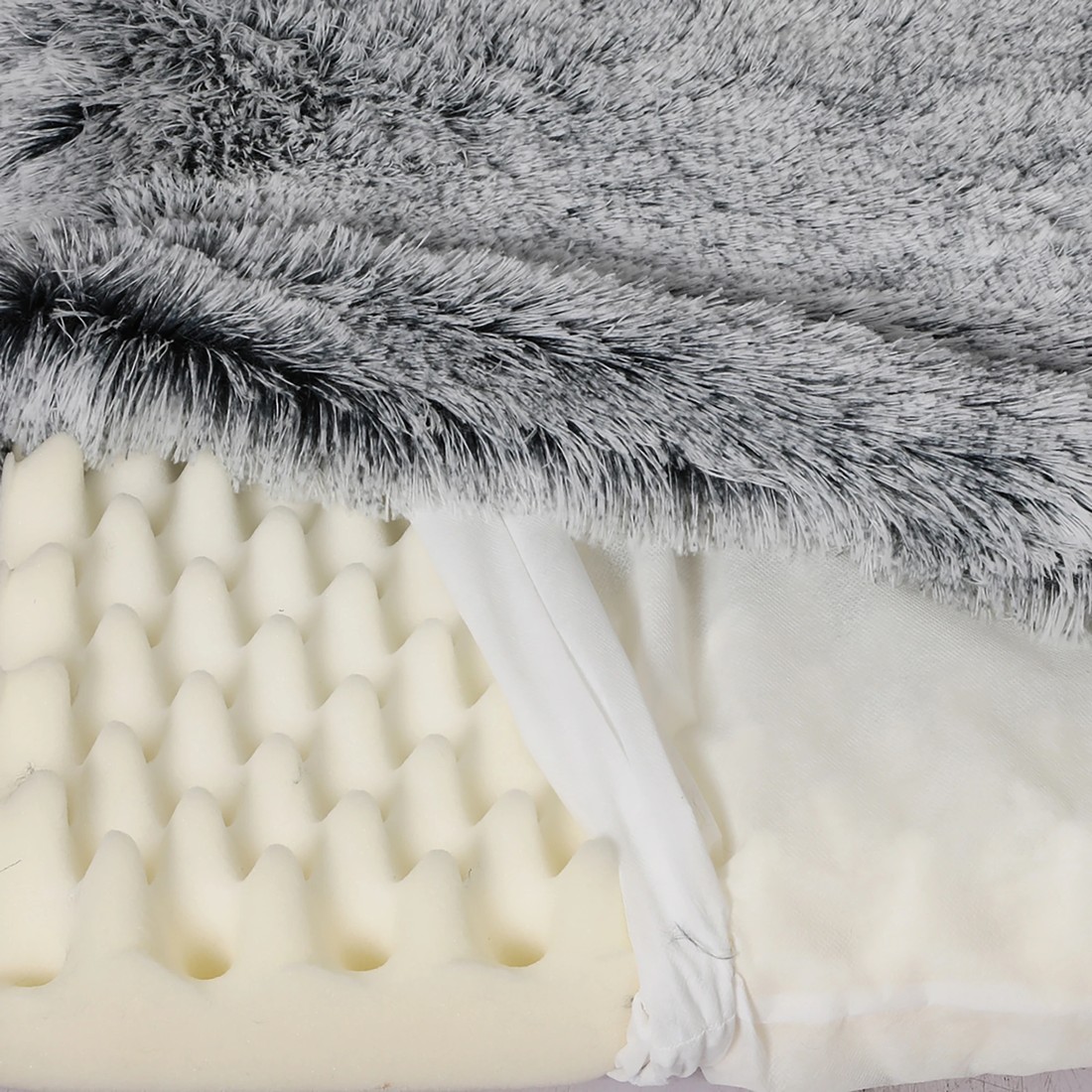 4 Pawz Memory Foam Pet Cushion Large Charcoal, 4 of 7