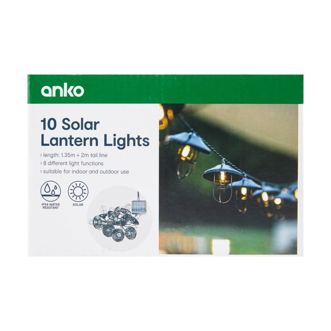 6 10 Pack Solar Lantern Lights, 6 of 6