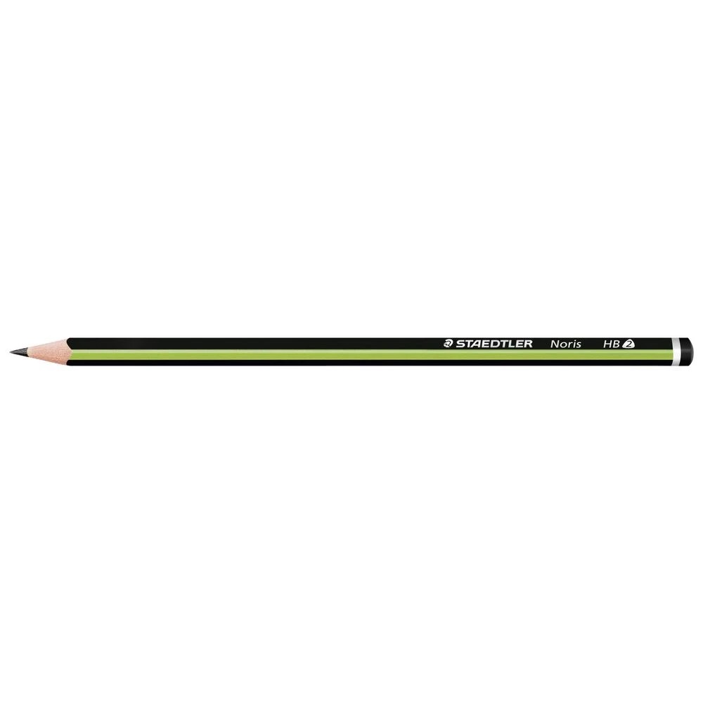 2 Staedtler Noris Triangular Graphite Pencil HB 3 Pack, 2 of 6