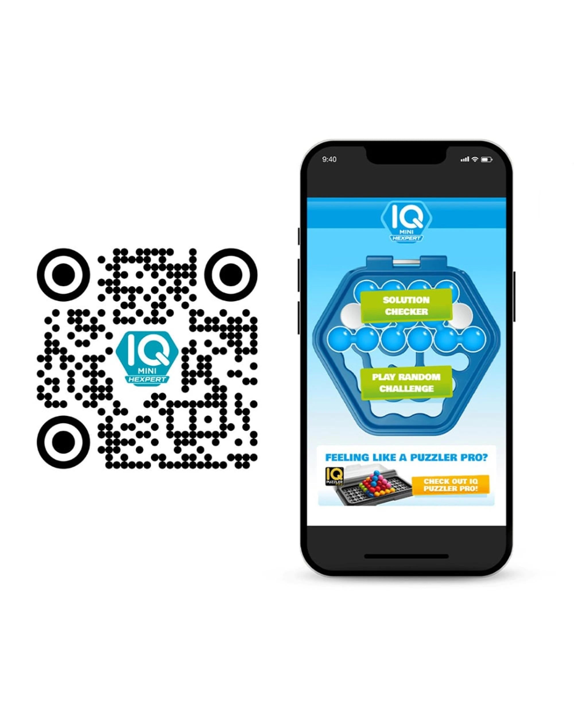 3 IQ Mini Hexpert Puzzle Game Assorted, 3 of 6