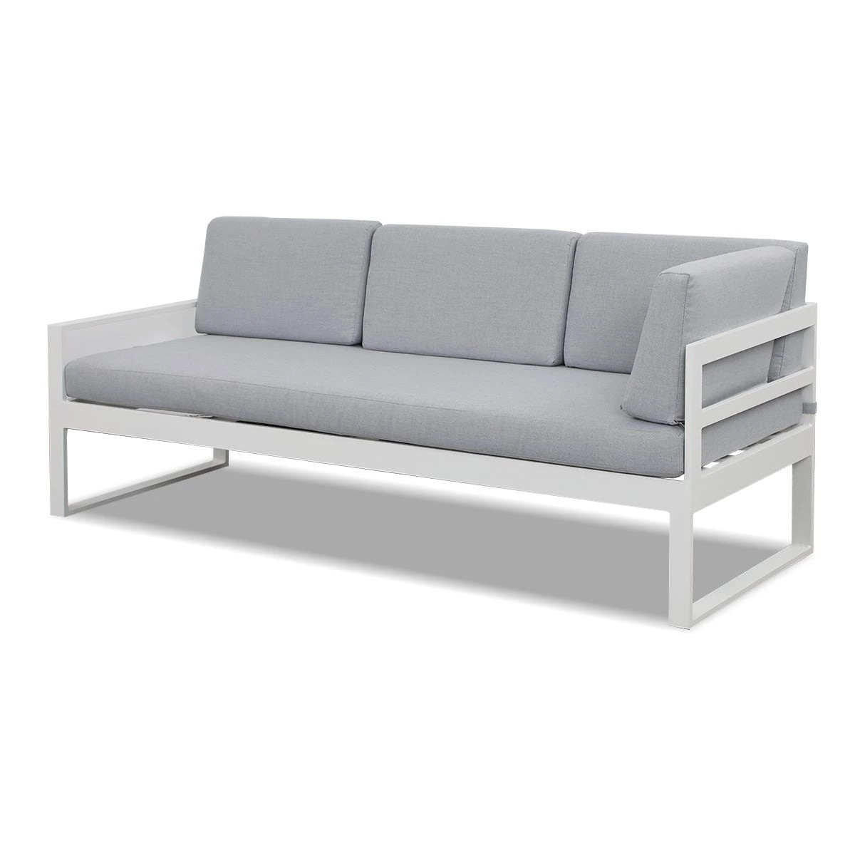 2 Moda Living Milano Aluminium Outdoor Sofa Lounge Set - White, 2 of 9