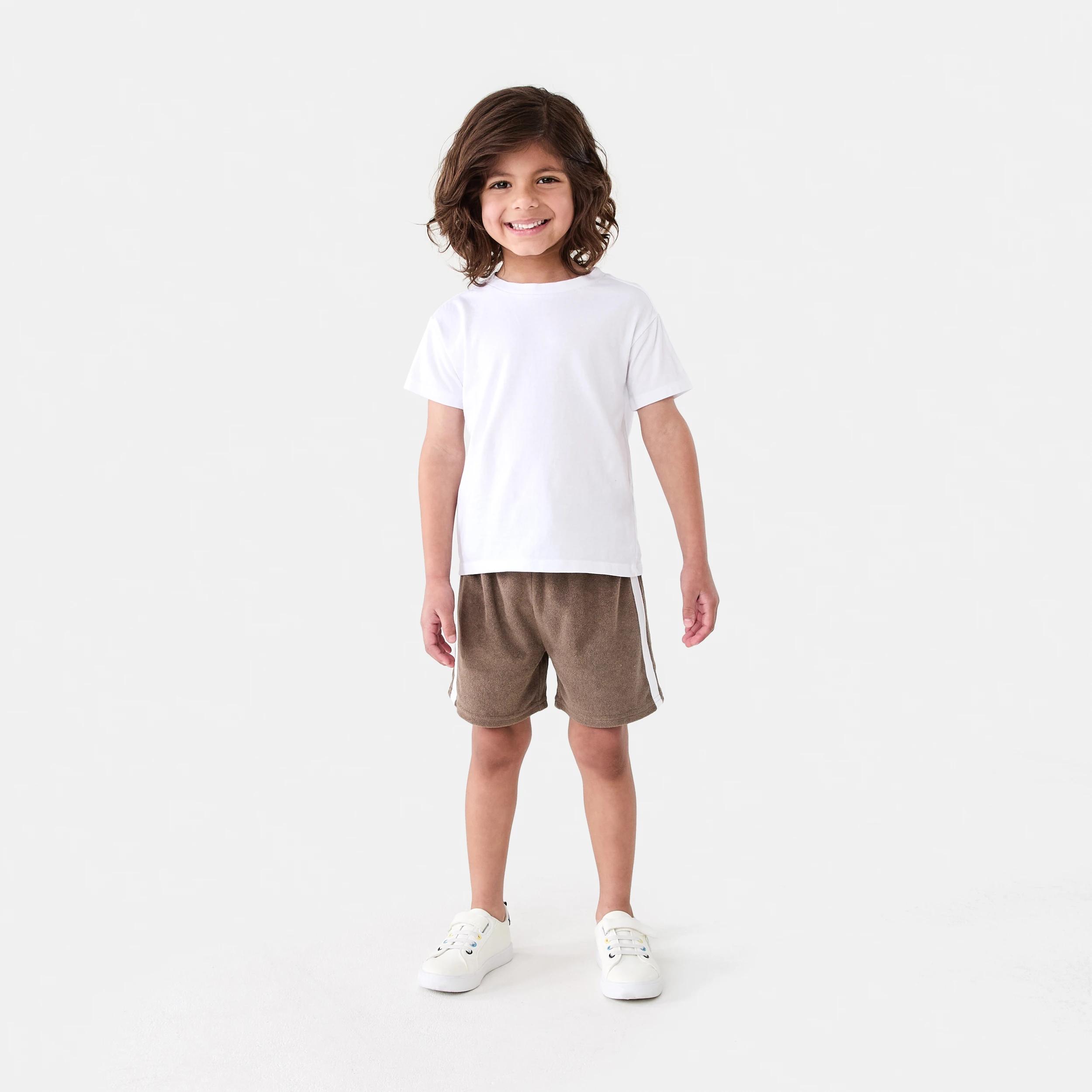 5 Terry Toweling Shorts Mlk Brwn, 5 of 6