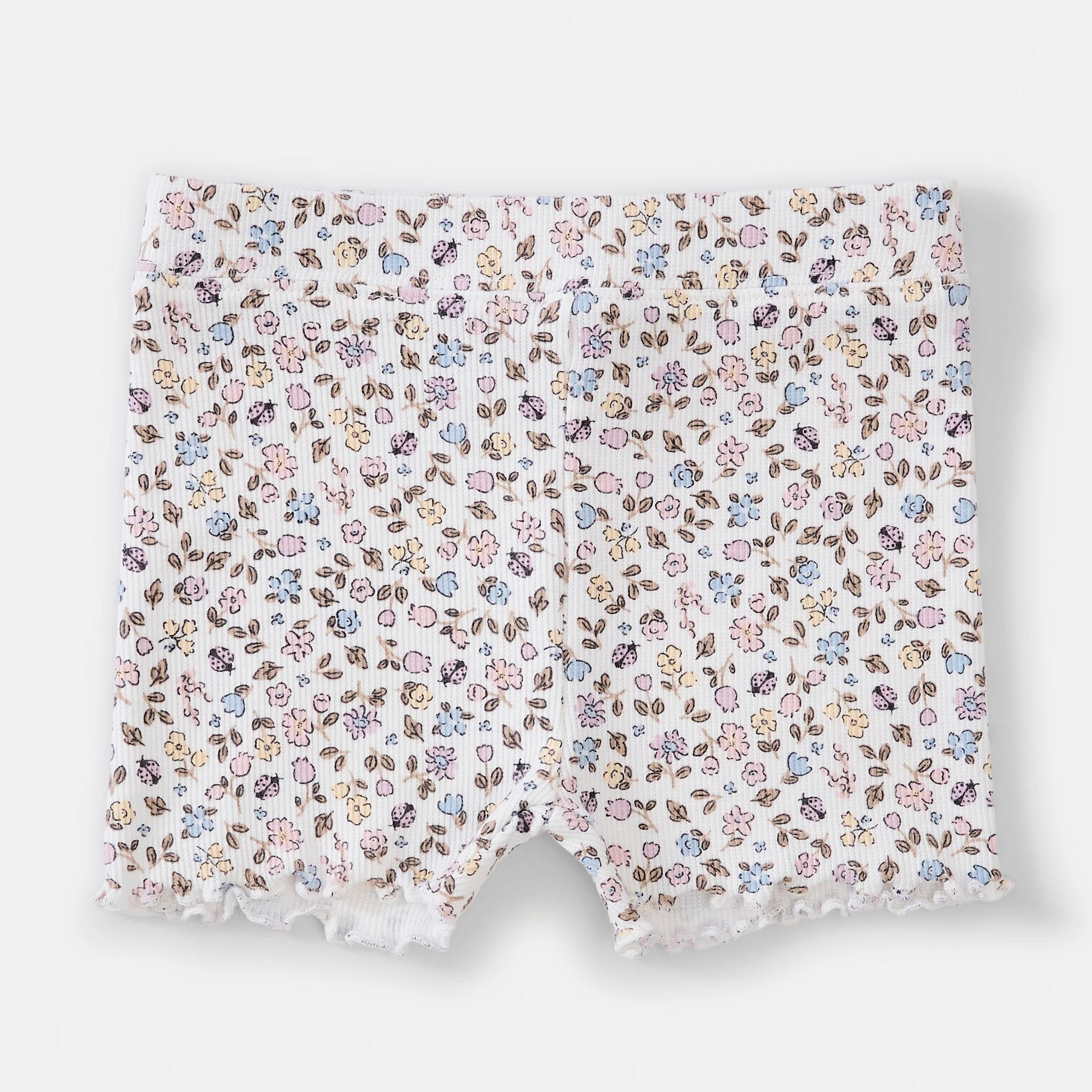 3 3 Pack Australian Cotton Shorts Pink Flrl, 3 of 8