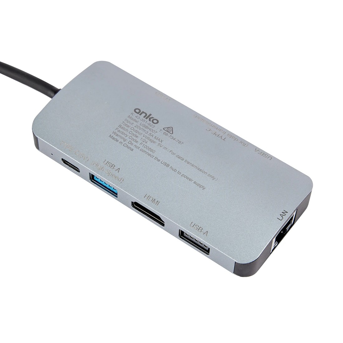 5 9-in-1 Type C Hub - Grey, 5 of 7