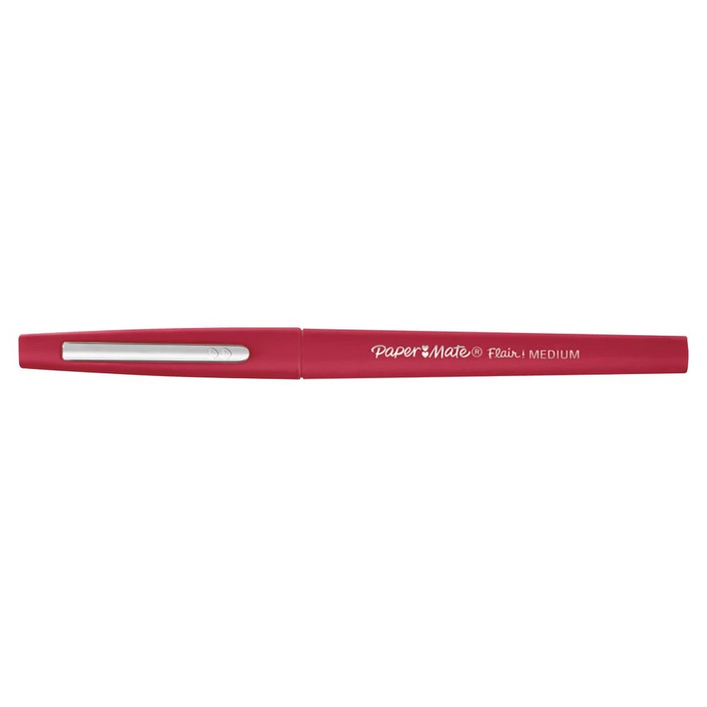 2 Paper Mate Flair Felt Medium Fineliner Red, 2 of 2