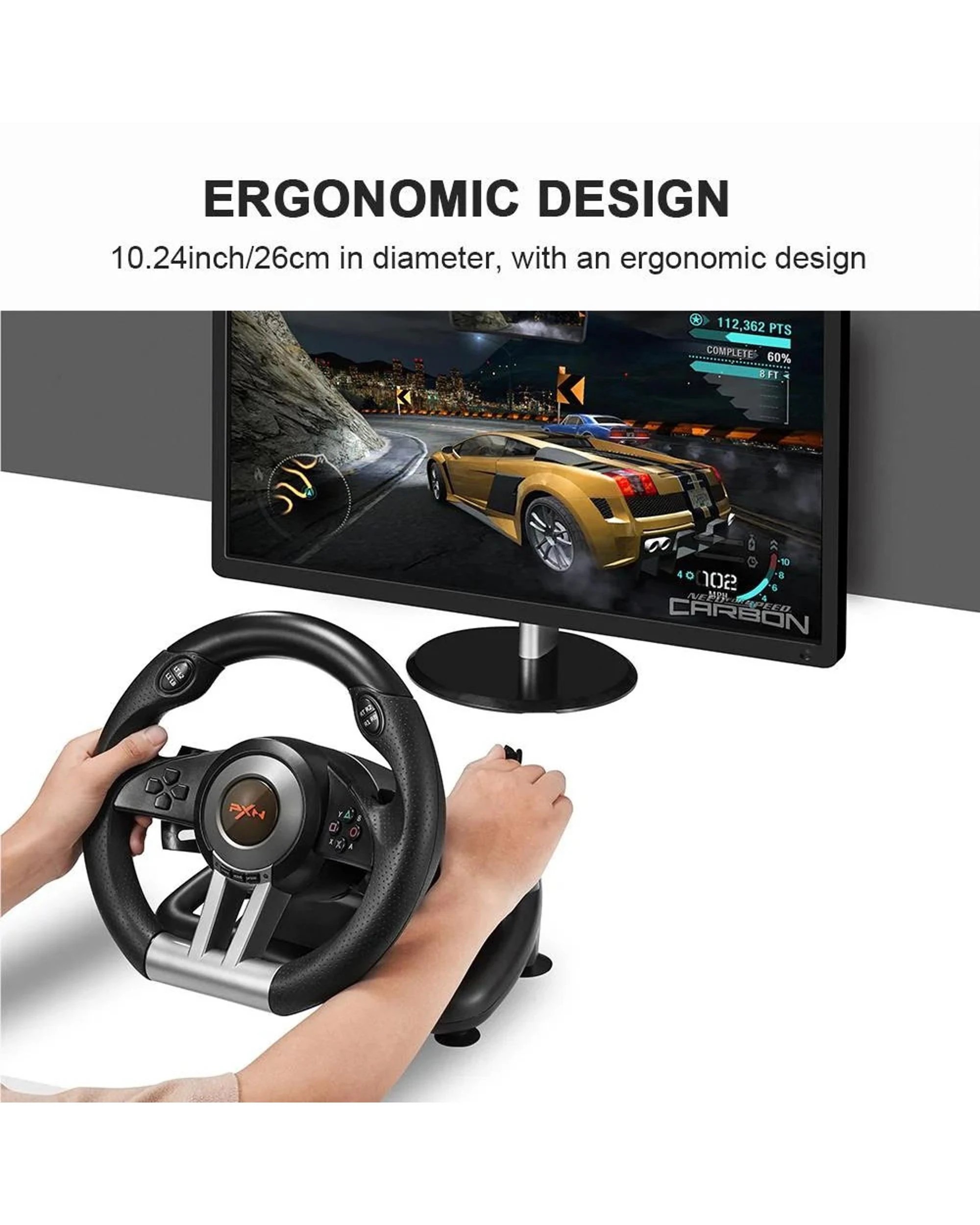 8 PXN V3 Pro Gaming Racing Wheel, 8 of 10