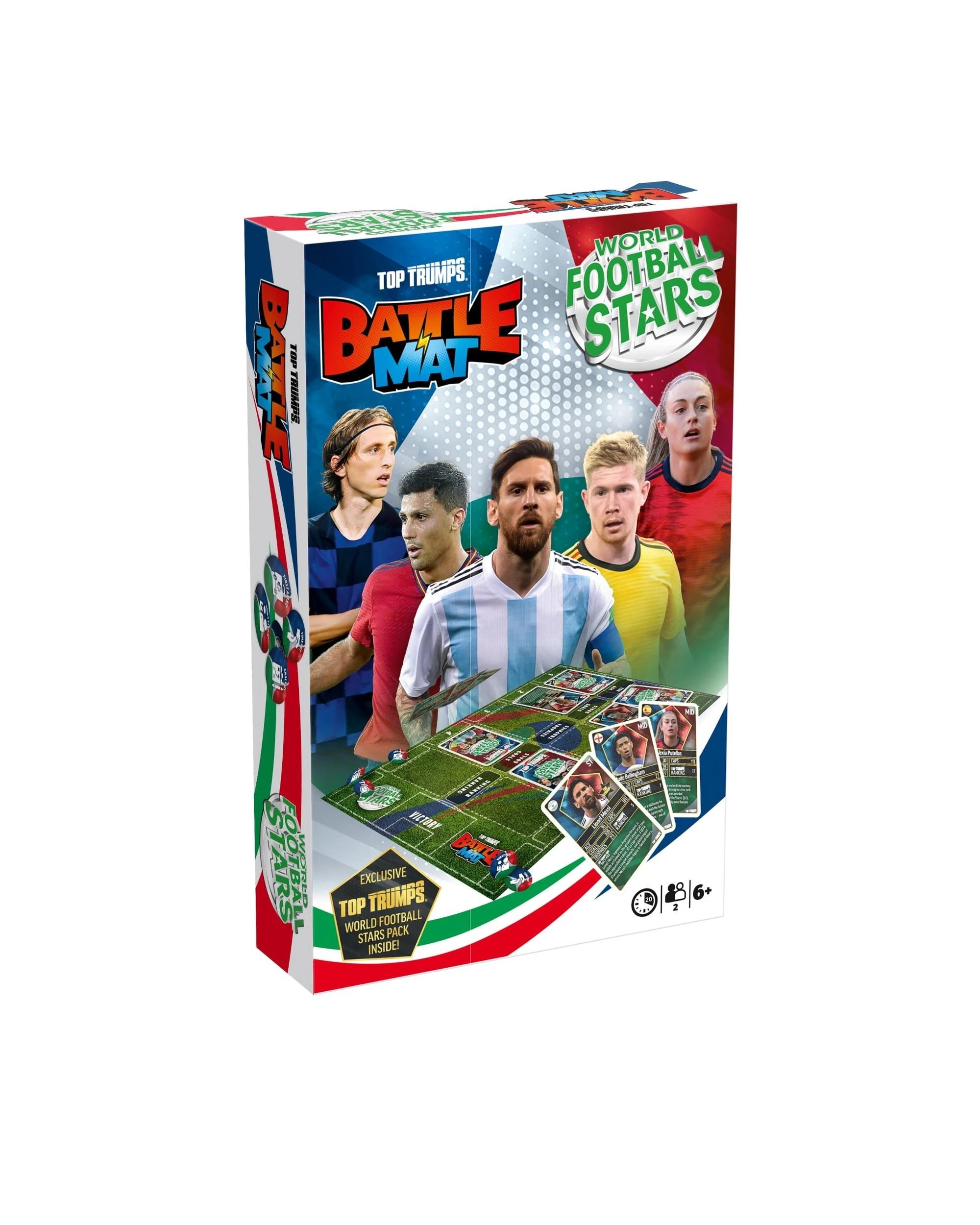Top Trumps Battle Mat World Football Stars Card Game - Kmart