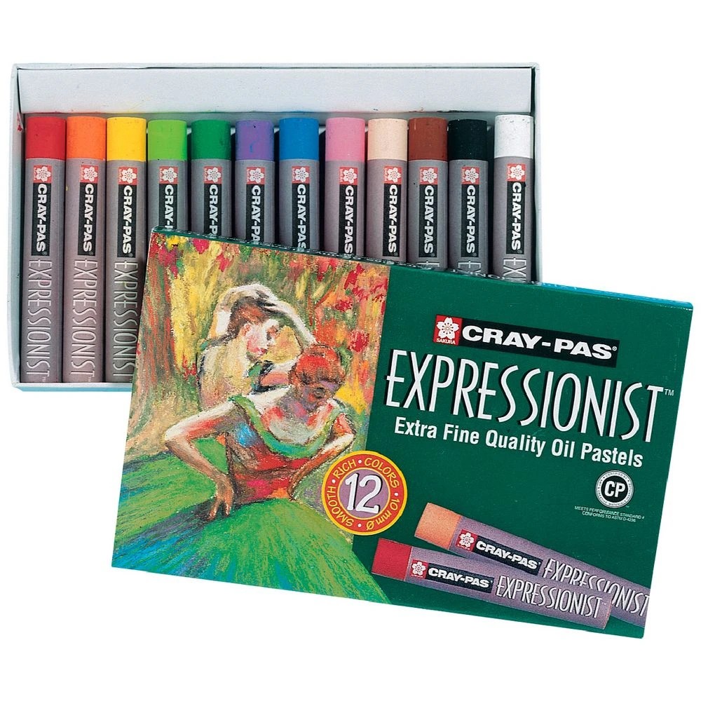 1 Sakura Cray-Pas Expressionist Oil Pastels 12 Pack, 1 of 5
