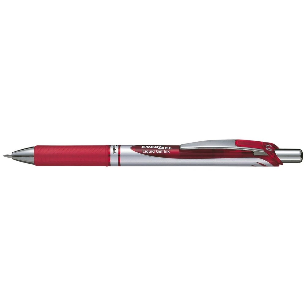 1 Pentel Energel BL80 Retractable Gel Pen Red, 1 of 1