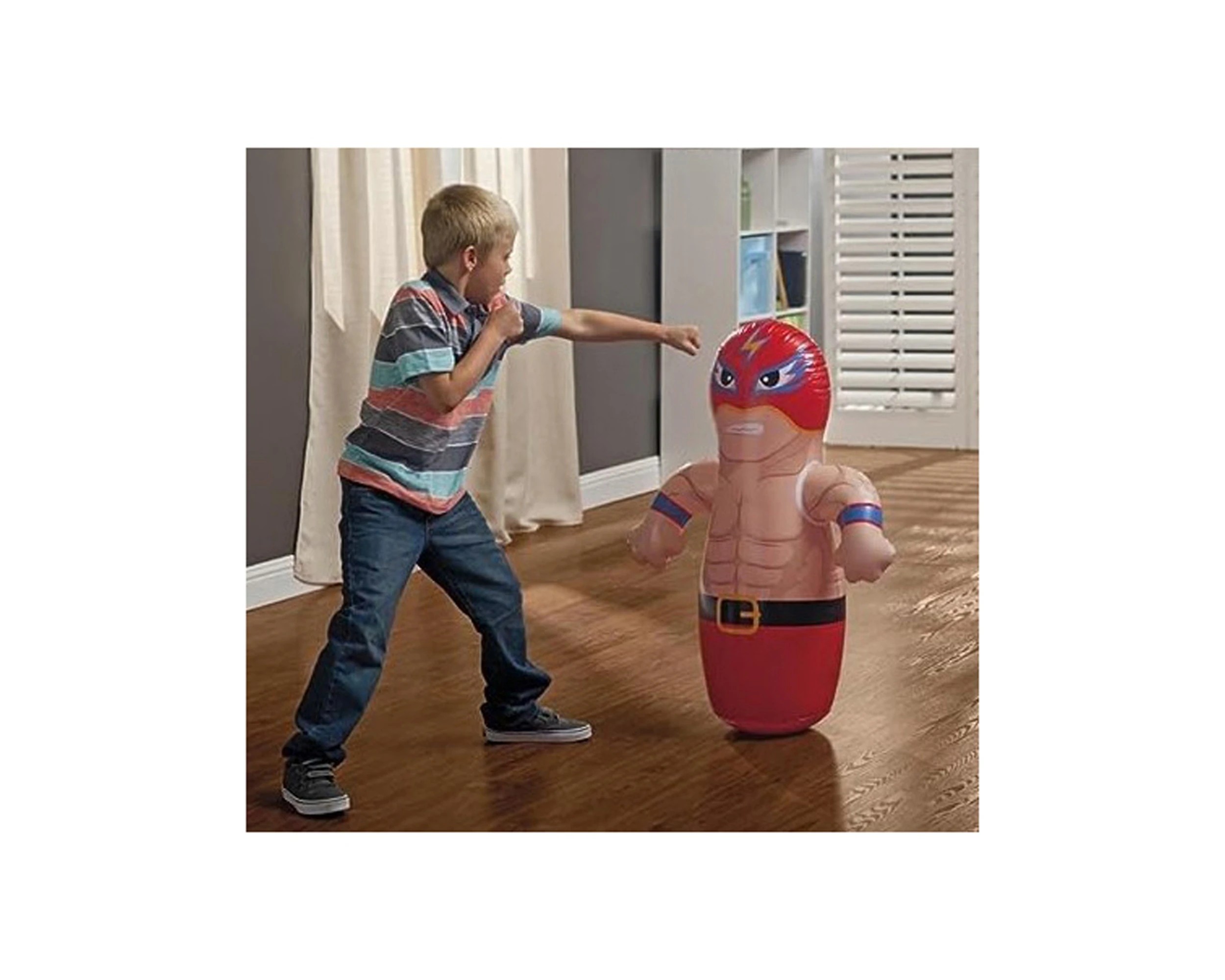 3 Intex 3D Bop Bags Inflatable Bop Toy Kids 3 Plus Vinyl Weighted Base - Assorted, 3 of 3