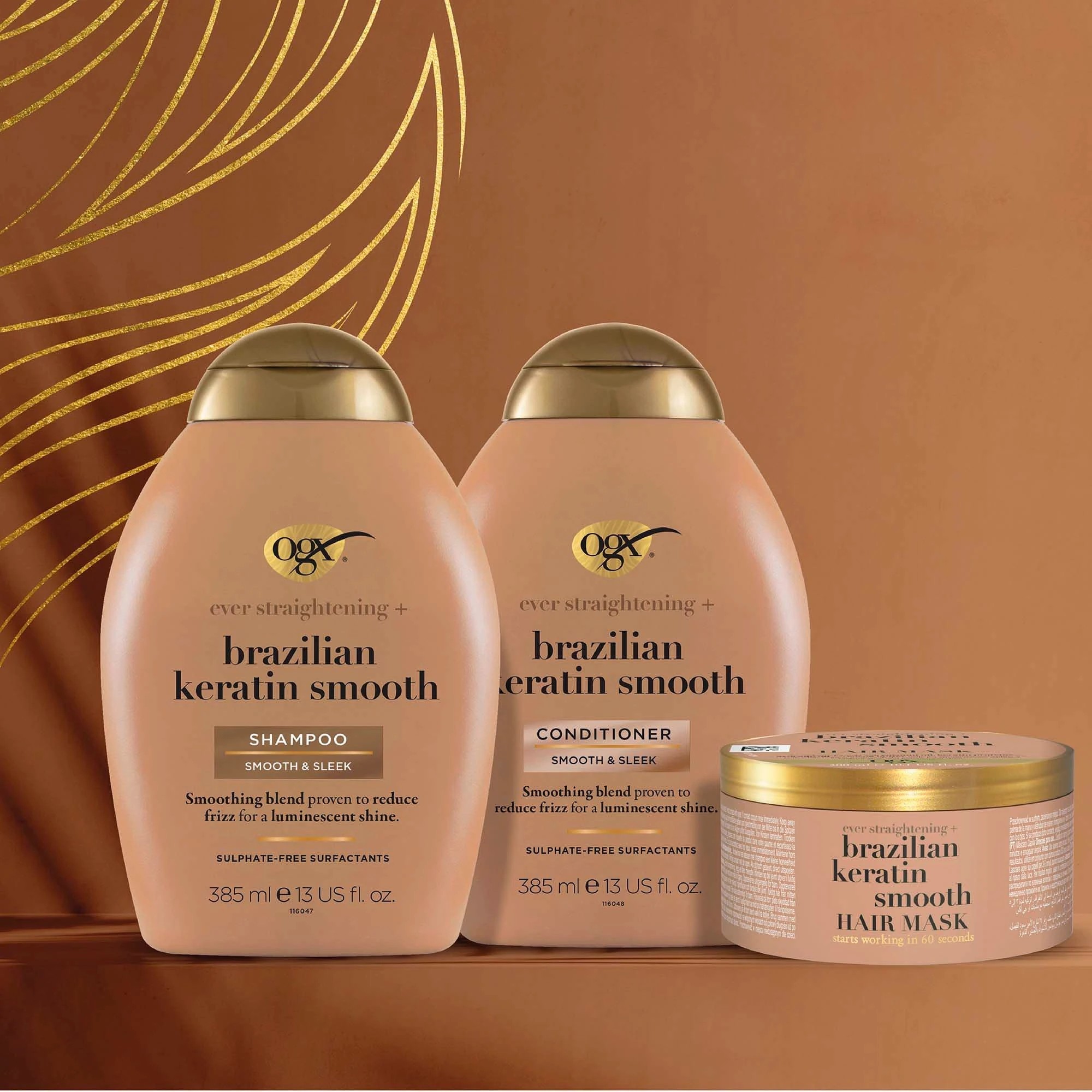 7 OGX Ever Straightening + Brazilian Keratin Smooth Hair Mask 300ml, 7 of 8