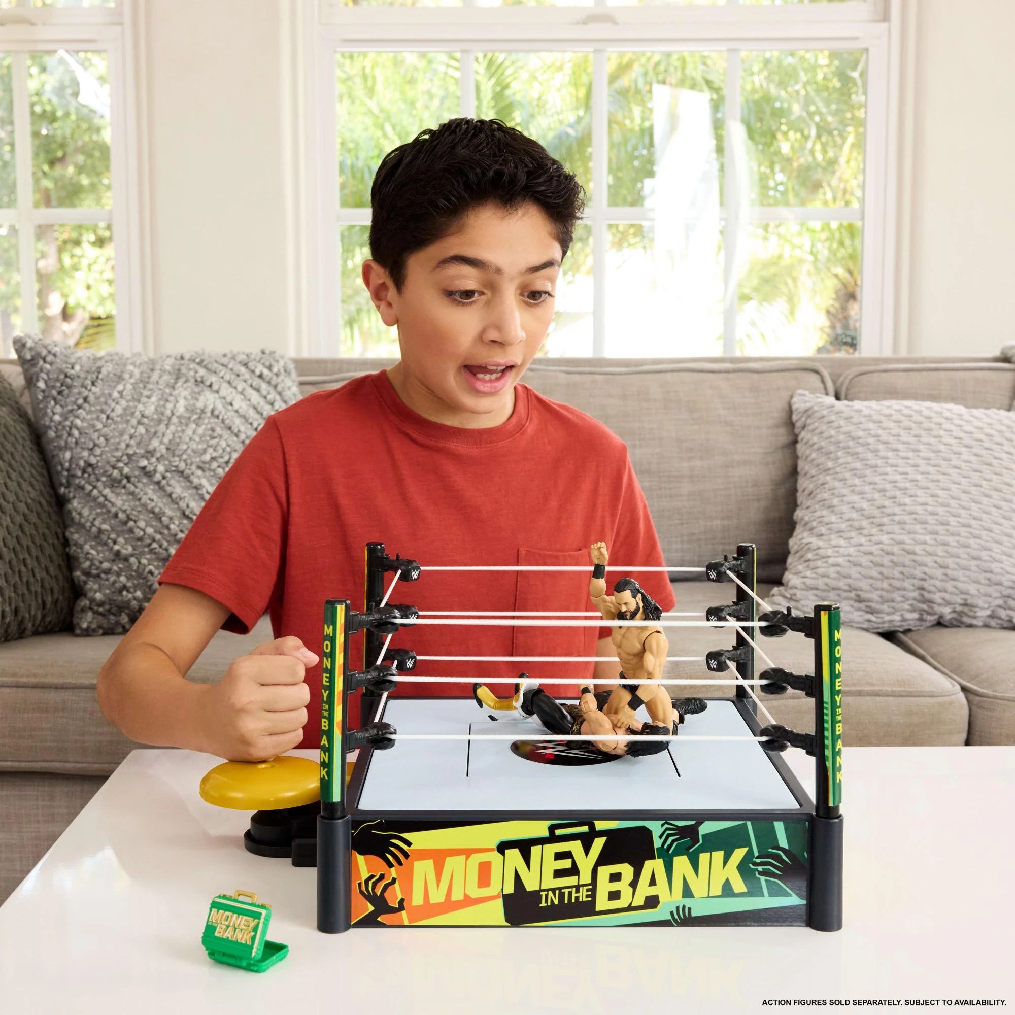 6 WWE Money In the Bank Cash-in Ring Playset, 6 of 7