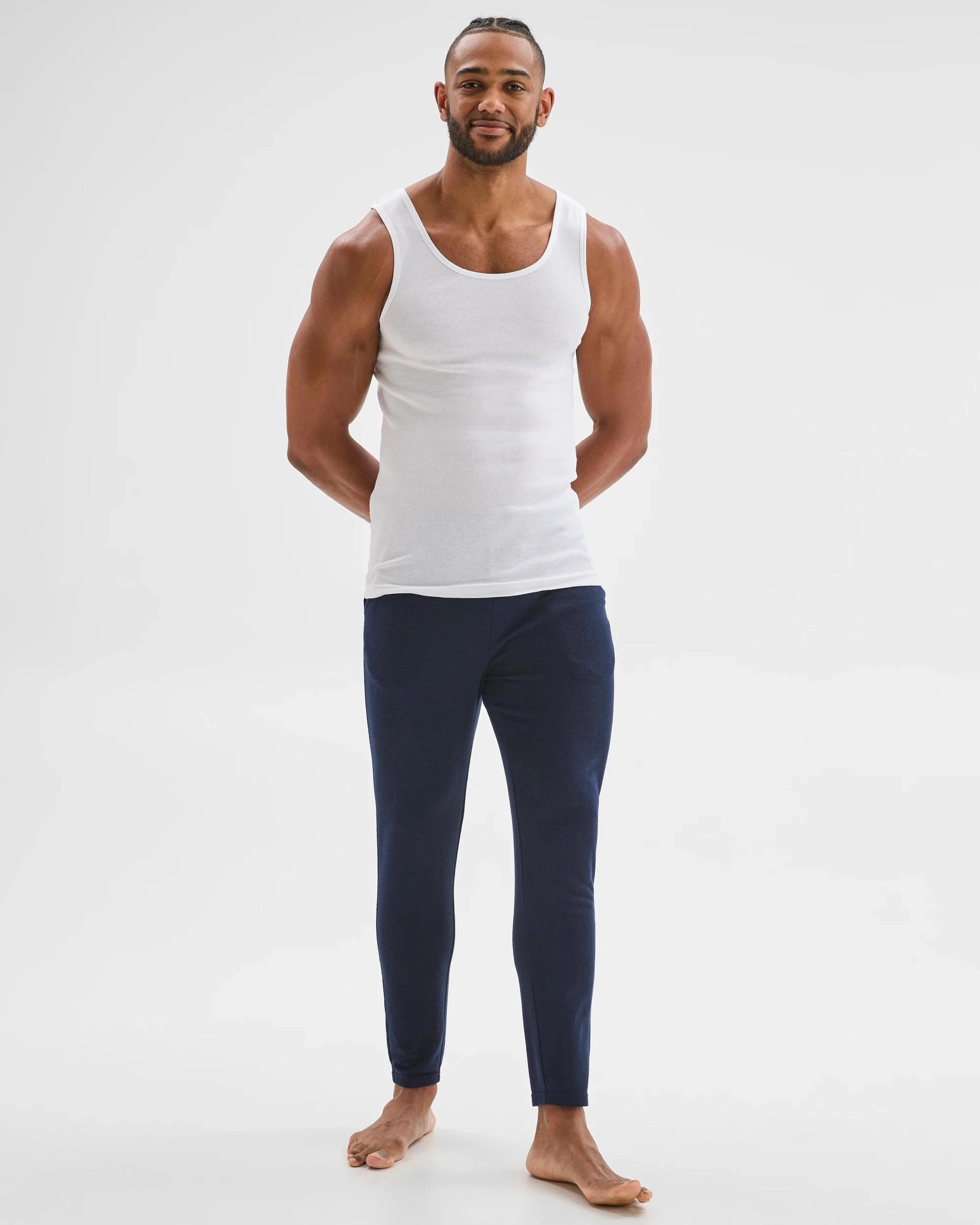 3 Maxx 6 Pack Singlets WHITE, 3 of 5