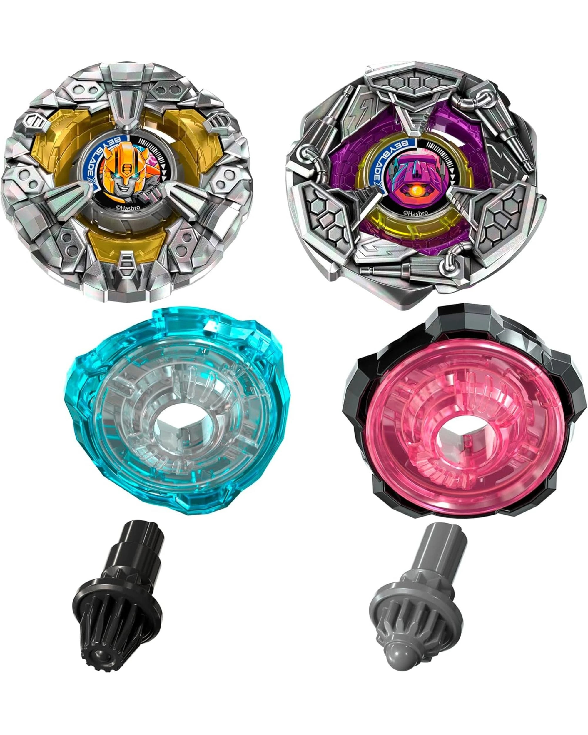7 Beyblade X Transformers Collaborative Bumblebee 3-60GP vs Shockwave 5-80O, 7 of 9
