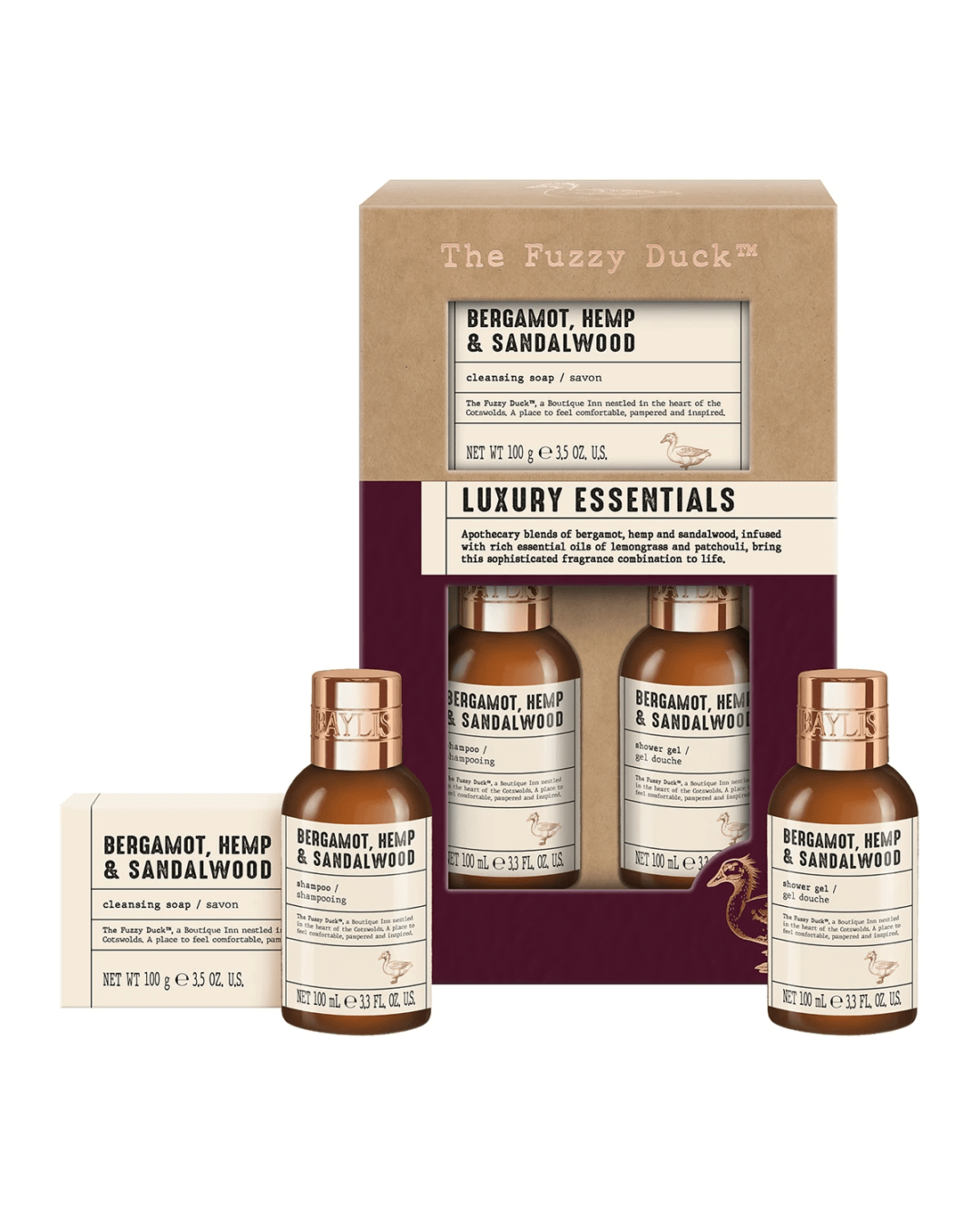 2 Baylis & Harding The Fuzzy Duck Luxury Essentials Set - Bergamot, Hemp and Sandalwood, 2 of 4