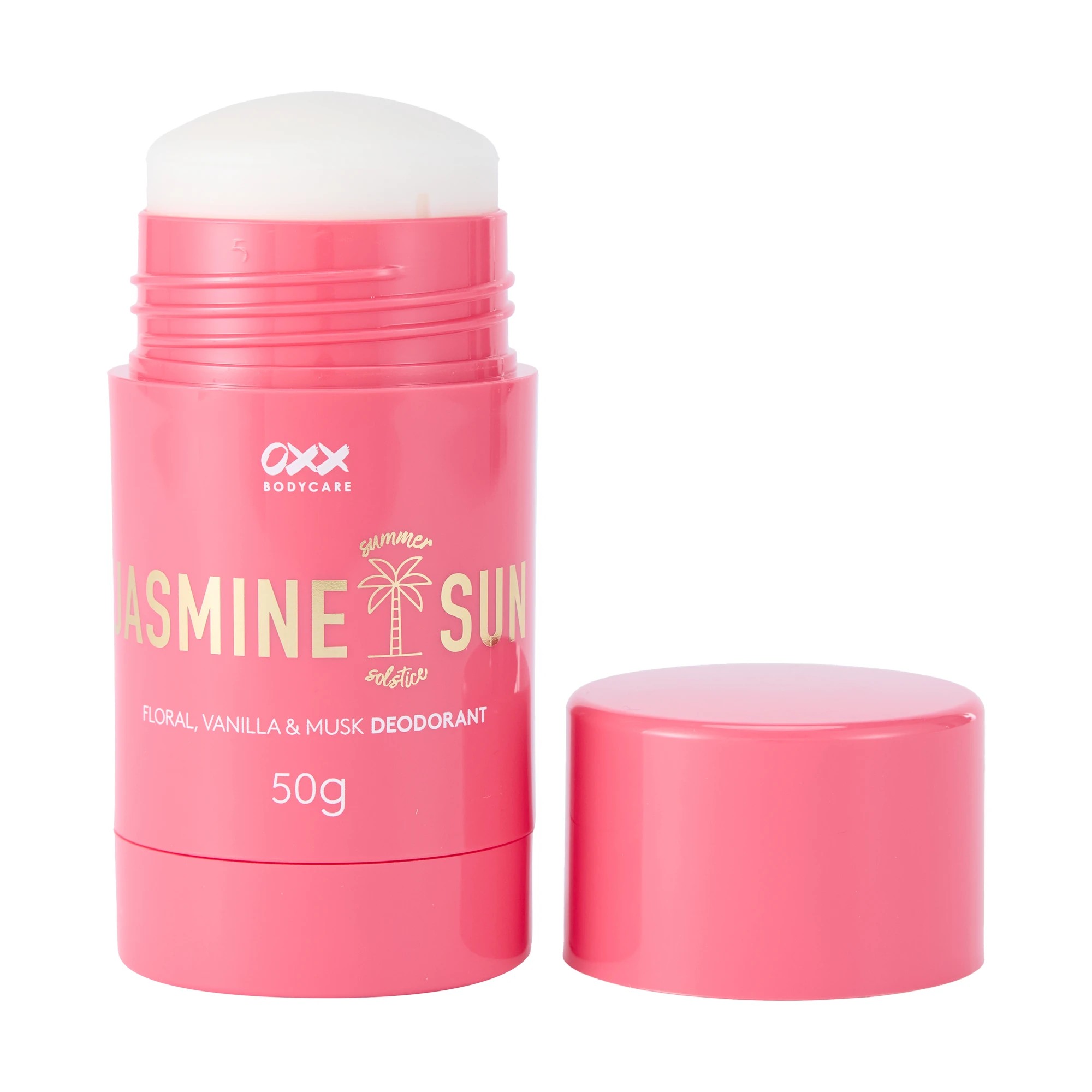 3 OXX Bodycare Jasmine Sun Summer Solstice Deodorant 50g - Floral, Vanilla and Musk Scent, 3 of 5