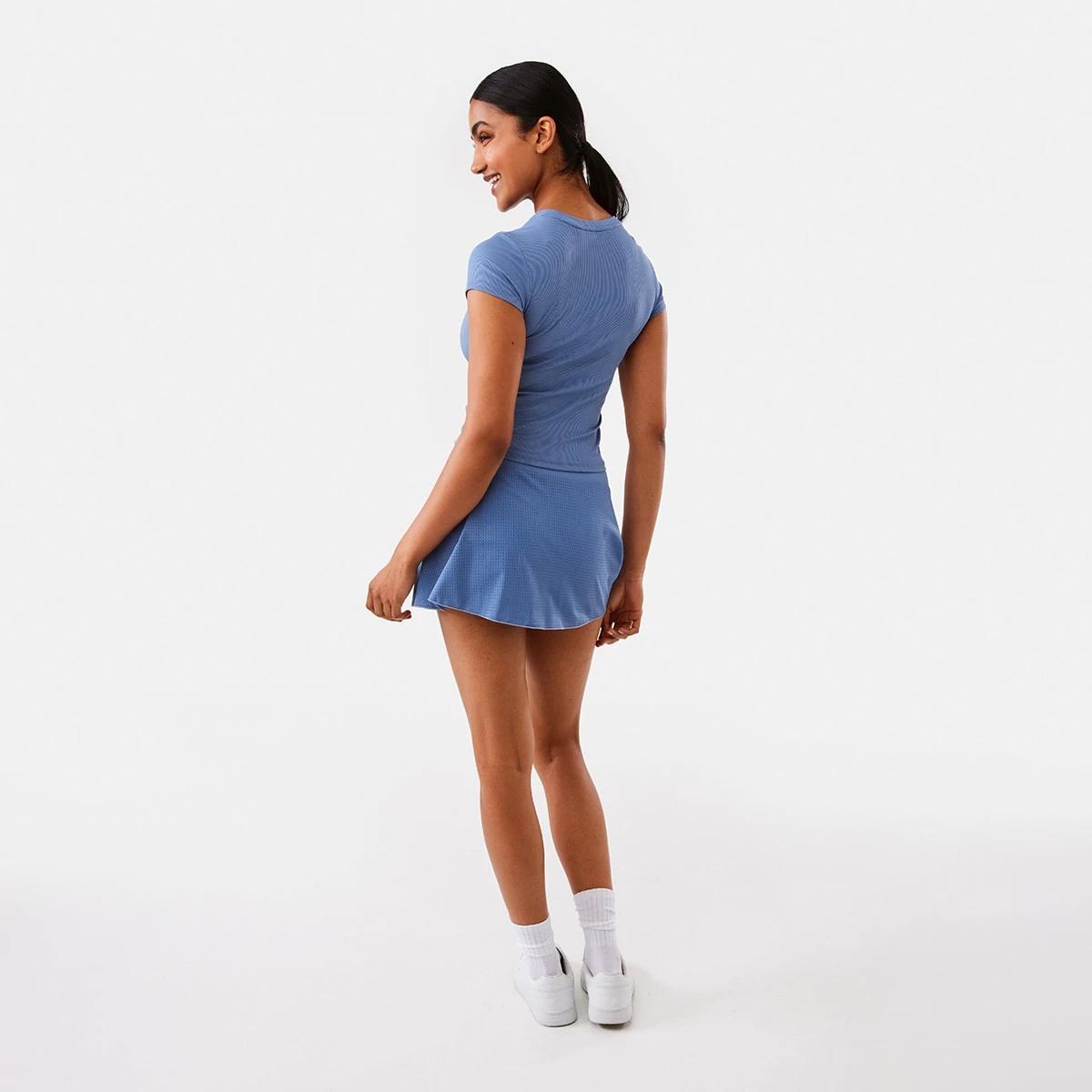 6 Active Womens Perforated Skort Citadel Bl, 6 of 10