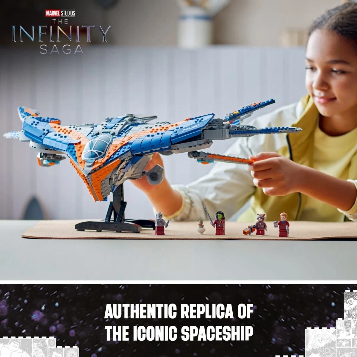 4 LEGO Marvel Guardians of the Galaxy: The Milano Spaceship 76286, 4 of 10