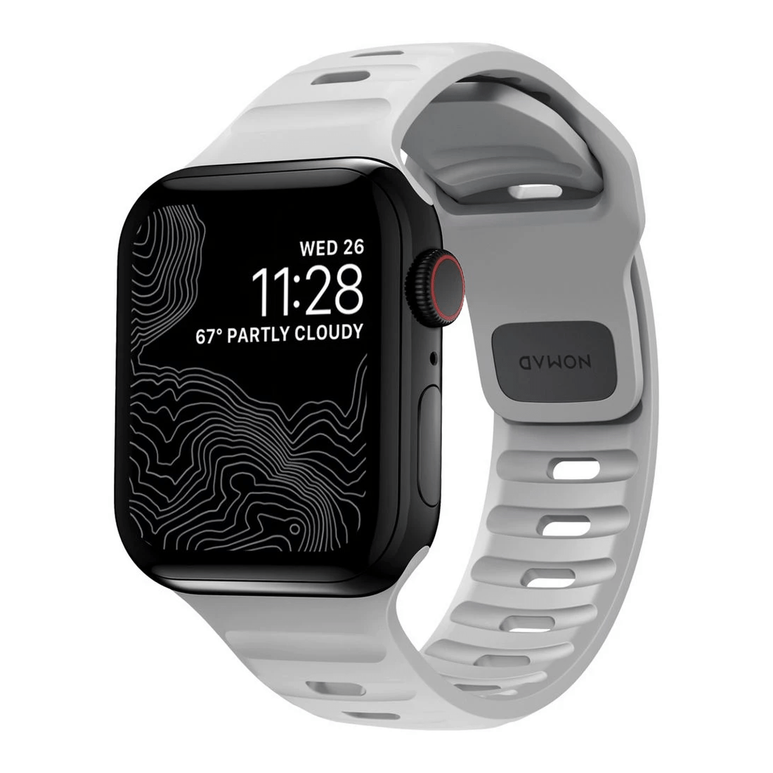 1 Nomad Apple Watch Band Sport 44-46mm Grey, 1 of 4