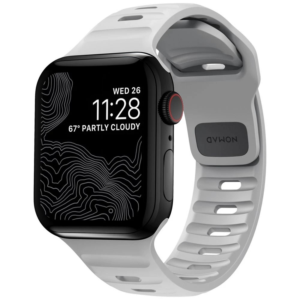 1 Nomad Apple Watch Band Sport 44-46mm Grey, 1 of 4