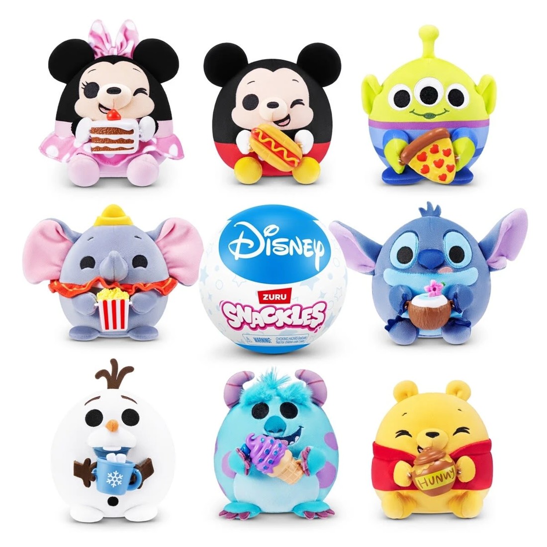 2 13cm Disney Zuru Snackles Plush Toy - Assorted, 2 of 8