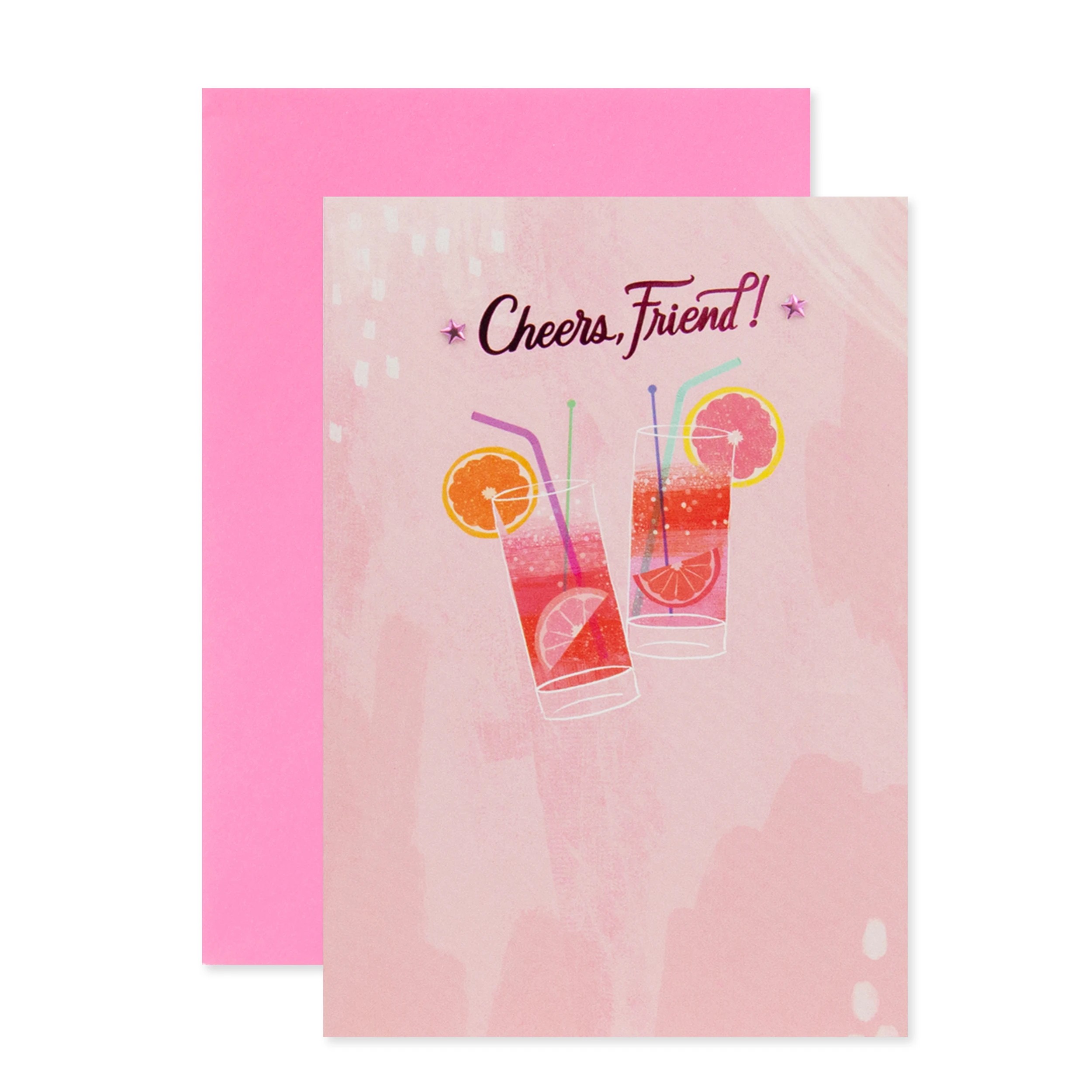 1 Hallmark Birthday Card - Cheers, Friend!, 1 of 3